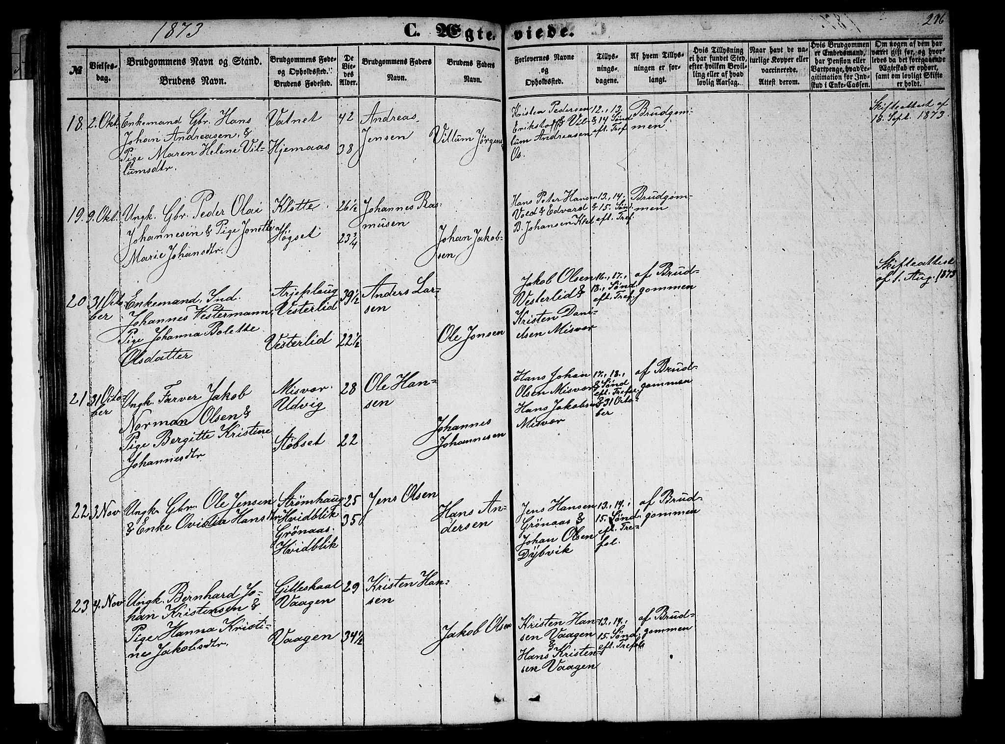 Ministerialprotokoller, klokkerbøker og fødselsregistre - Nordland, AV/SAT-A-1459/852/L0753: Parish register (copy) no. 852C04, 1856-1877, p. 276