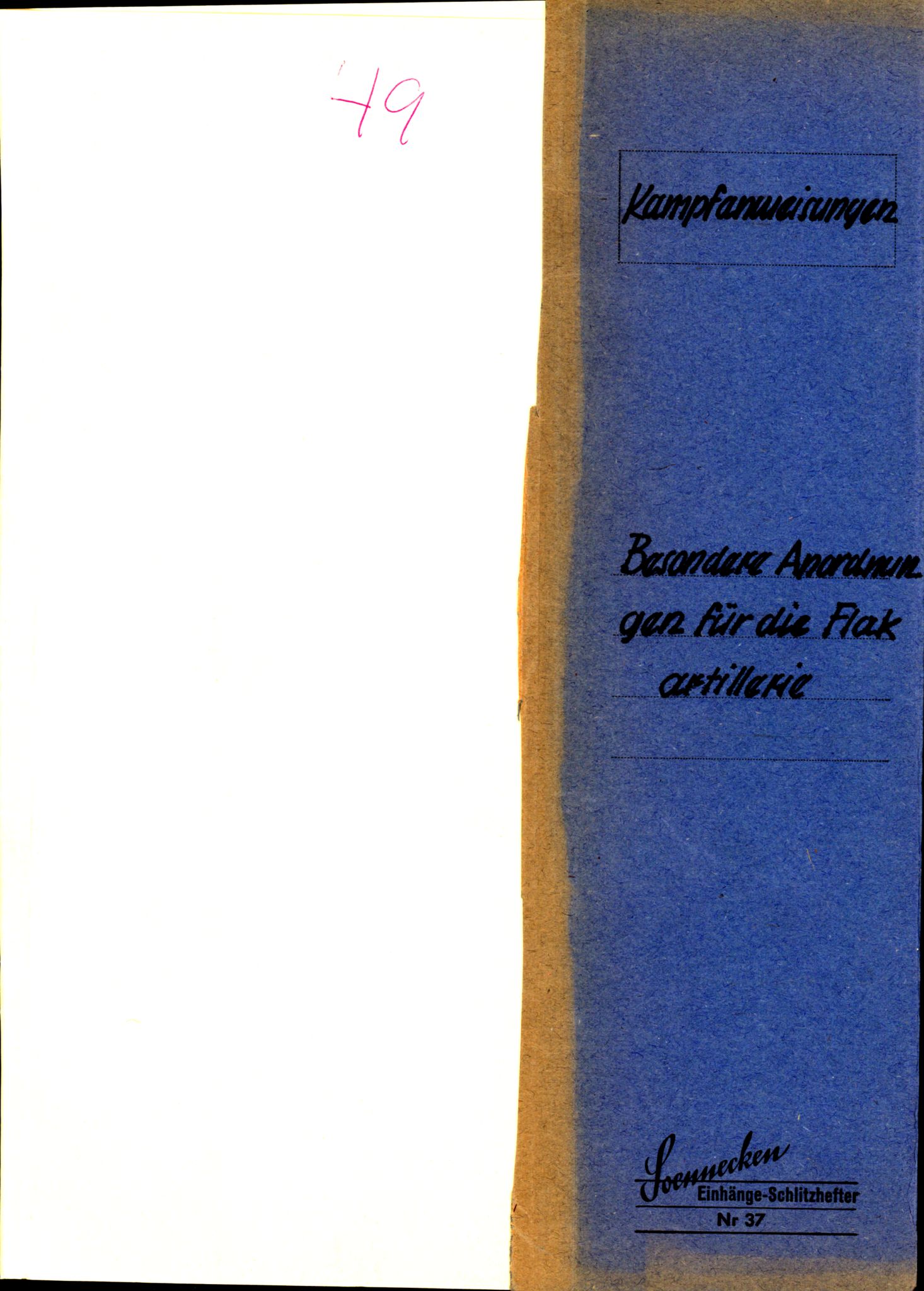 Forsvarets Overkommando. 2 kontor. Arkiv 11.4. Spredte tyske arkivsaker, AV/RA-RAFA-7031/D/Dar/Dara/L0024: Diverse, 1940-1945