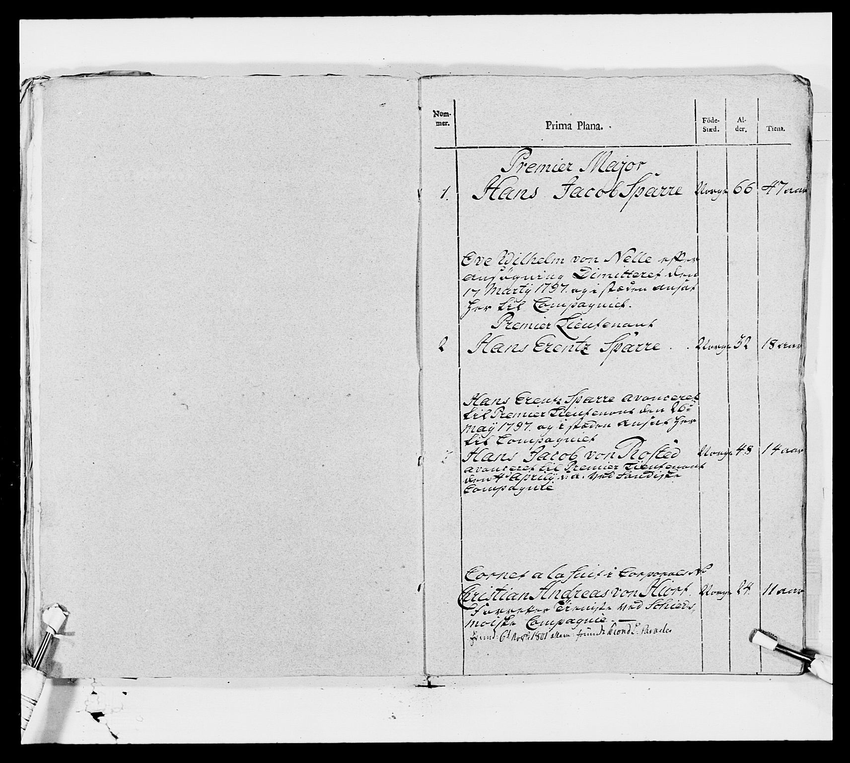 Generalitets- og kommissariatskollegiet, Det kongelige norske kommissariatskollegium, AV/RA-EA-5420/E/Eh/L0006: Akershusiske dragonregiment, 1796-1800, p. 351