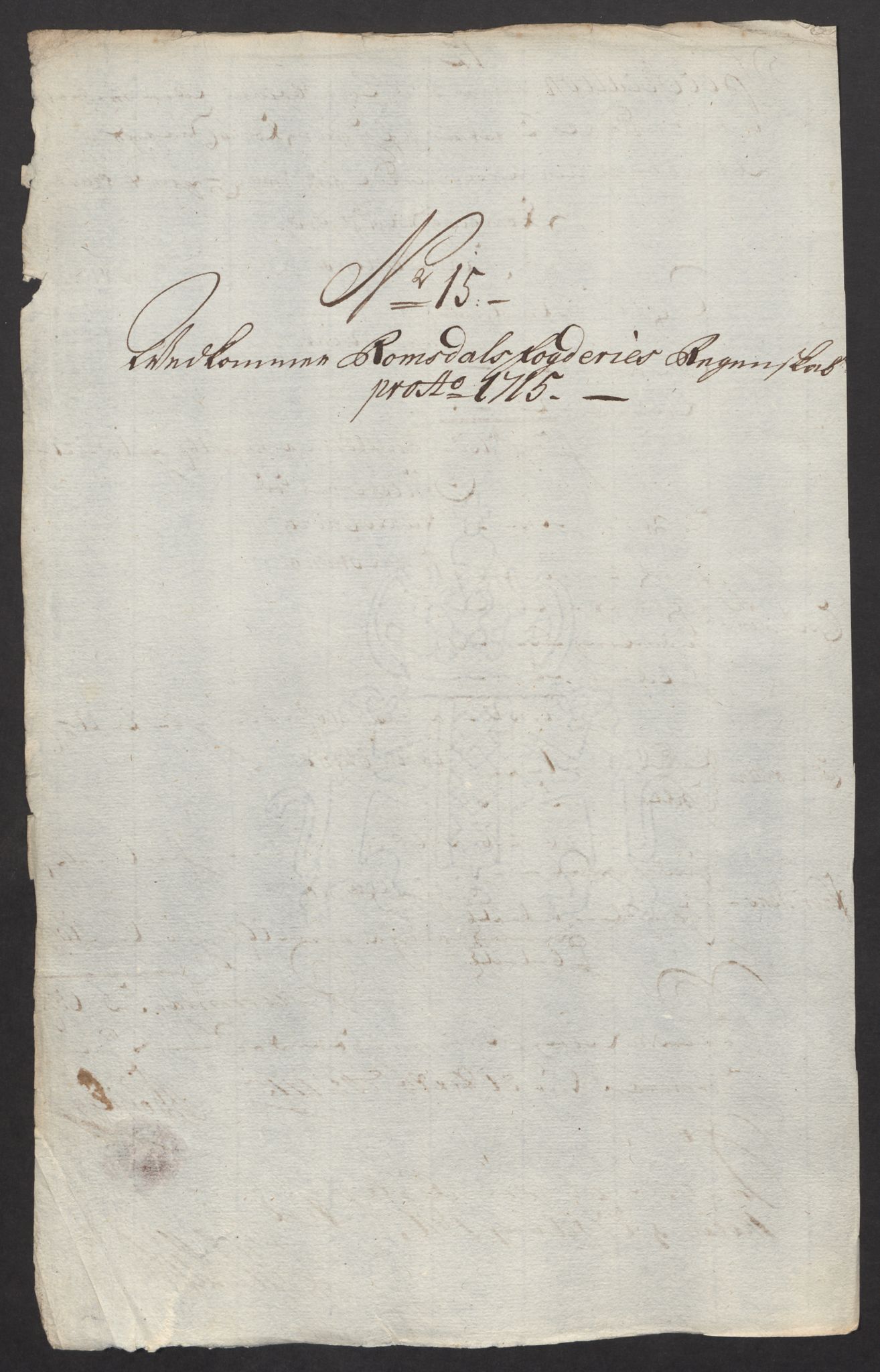 Rentekammeret inntil 1814, Reviderte regnskaper, Fogderegnskap, RA/EA-4092/R55/L3663: Fogderegnskap Romsdal, 1715-1716, p. 149