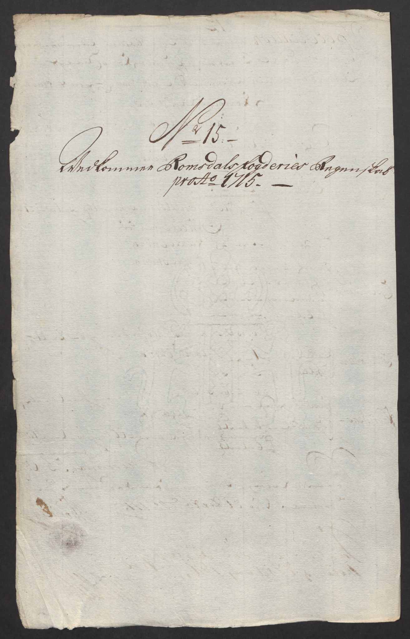 Rentekammeret inntil 1814, Reviderte regnskaper, Fogderegnskap, AV/RA-EA-4092/R55/L3663: Fogderegnskap Romsdal, 1715-1716, p. 149