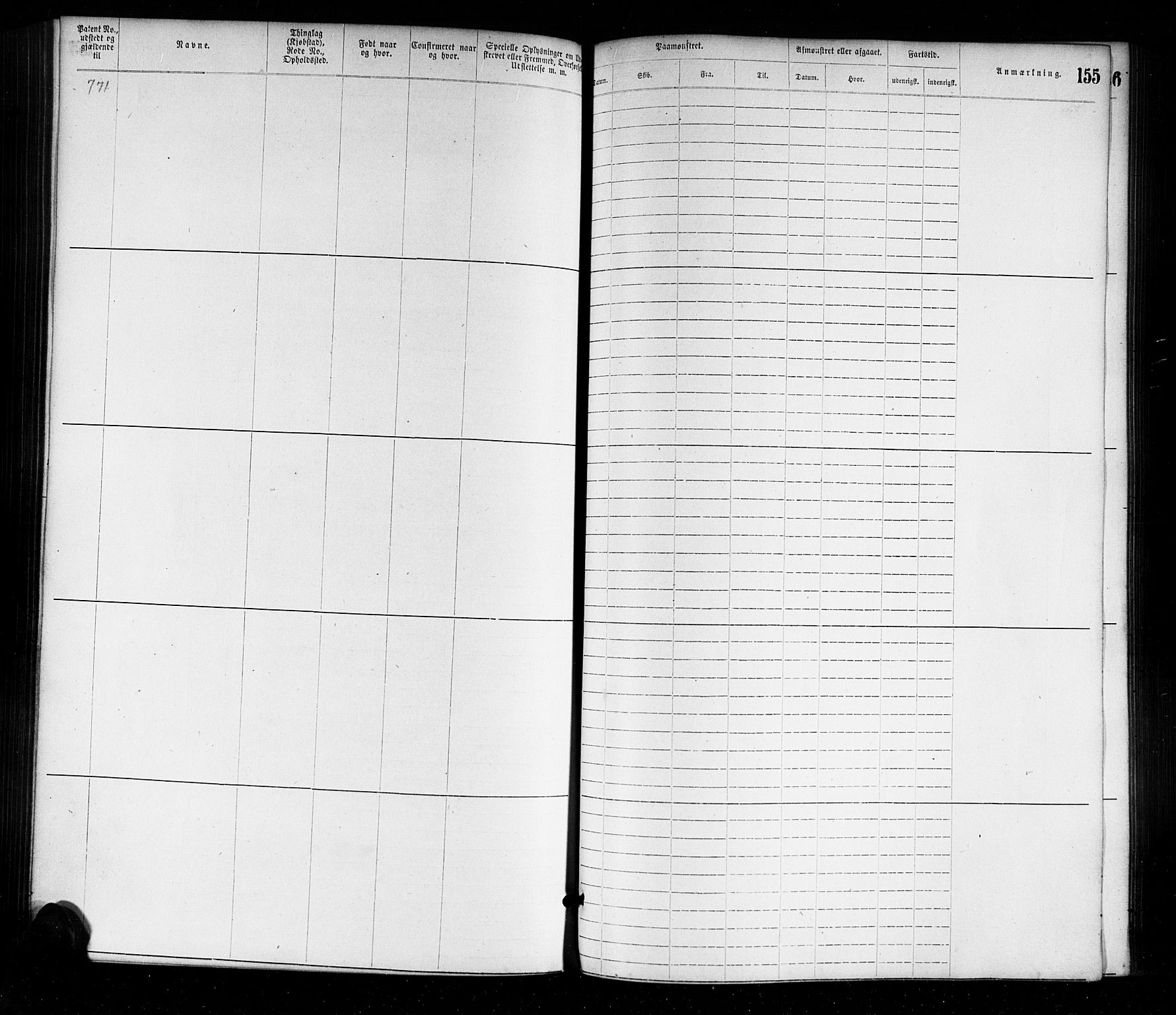 Farsund mønstringskrets, AV/SAK-2031-0017/F/Fa/L0001: Annotasjonsrulle nr 1-1920 med register, M-1, 1869-1877, p. 184