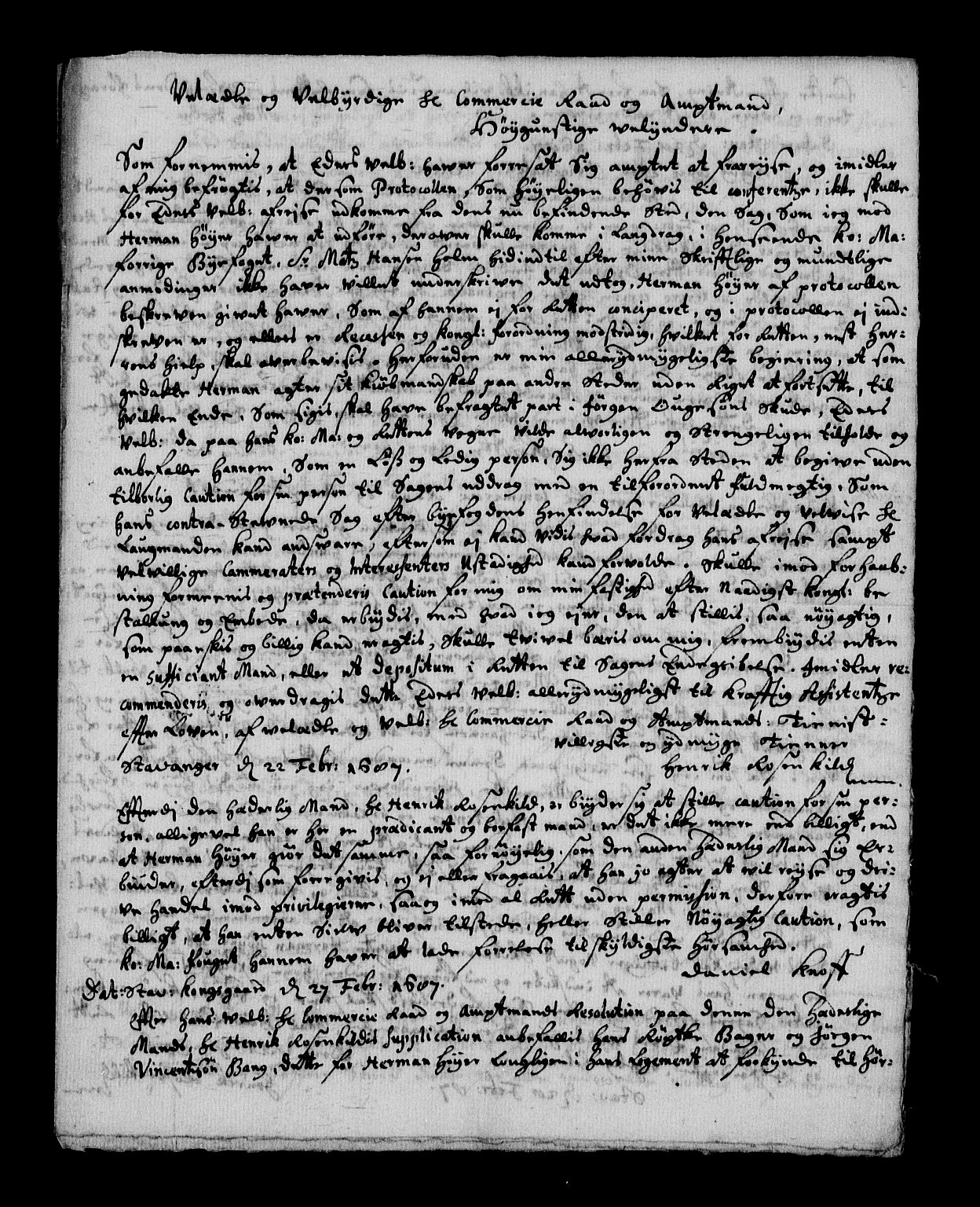 Stattholderembetet 1572-1771, RA/EA-2870/Af/L0001: Avskrifter av vedlegg til originale supplikker, nummerert i samsvar med supplikkbøkene, 1683-1687, p. 56