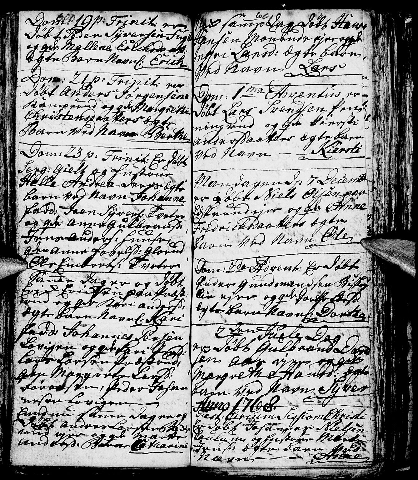 Nes prestekontor, Hedmark, AV/SAH-PREST-020/L/La/L0001: Parish register (copy) no. 1, 1663-1784, p. 600-601