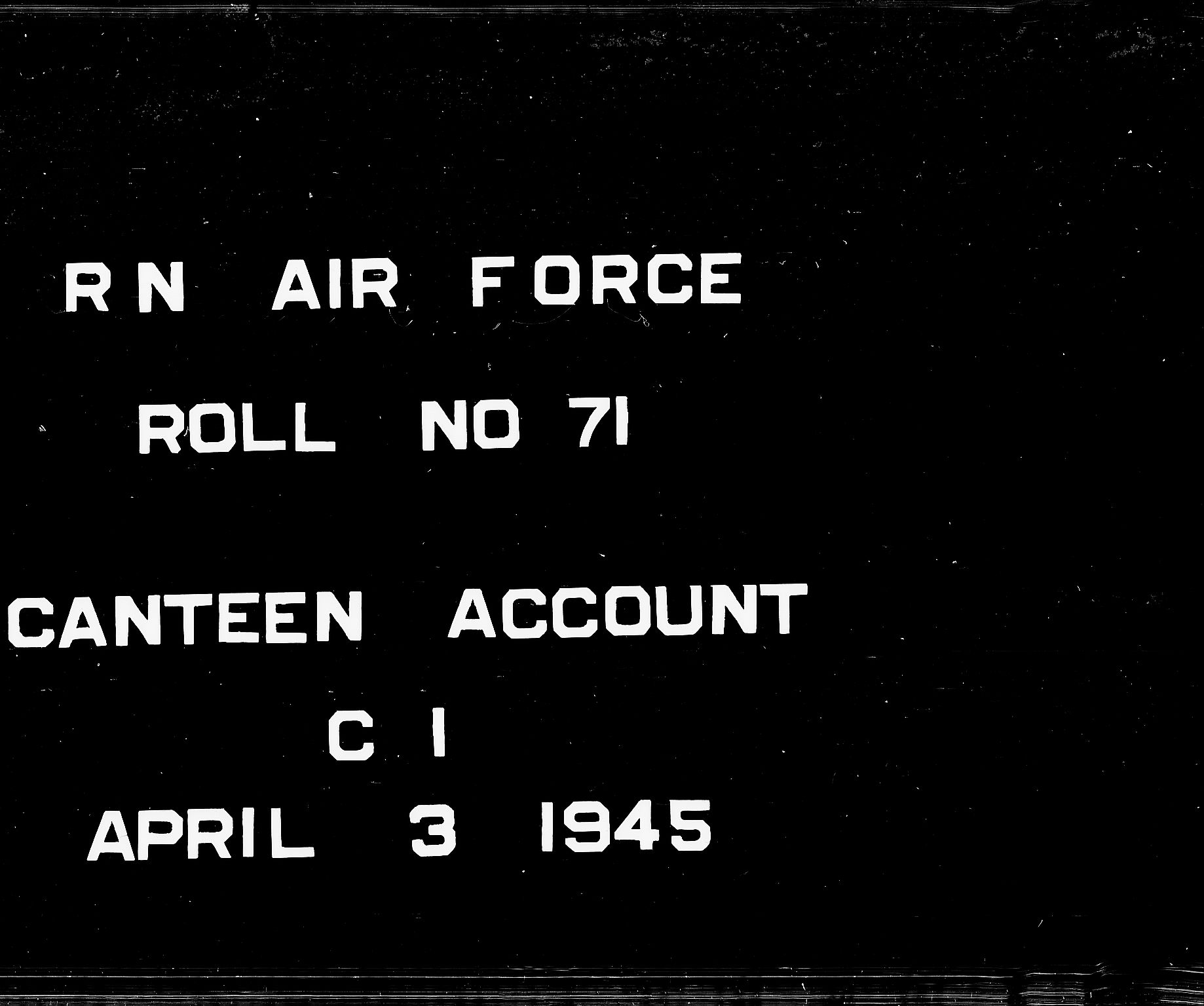 Forsvaret, Flyvåpnenes treningsleir 1940-1945, AV/RA-RAFA-3974/V/L0071: Diverse sjekker., 1940-1945