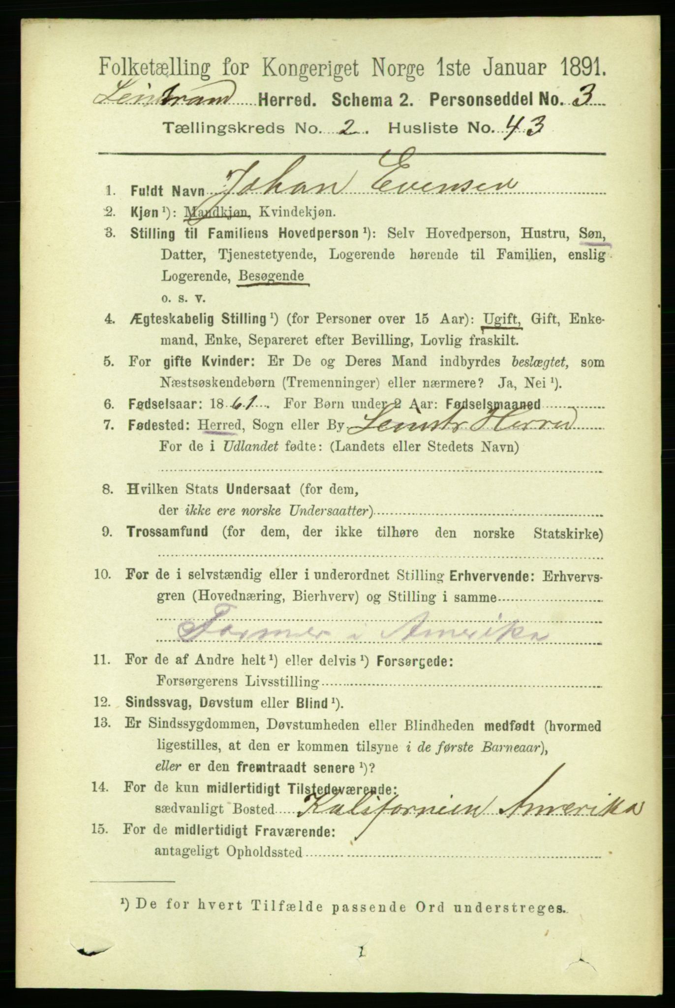RA, 1891 census for 1654 Leinstrand, 1891, p. 774