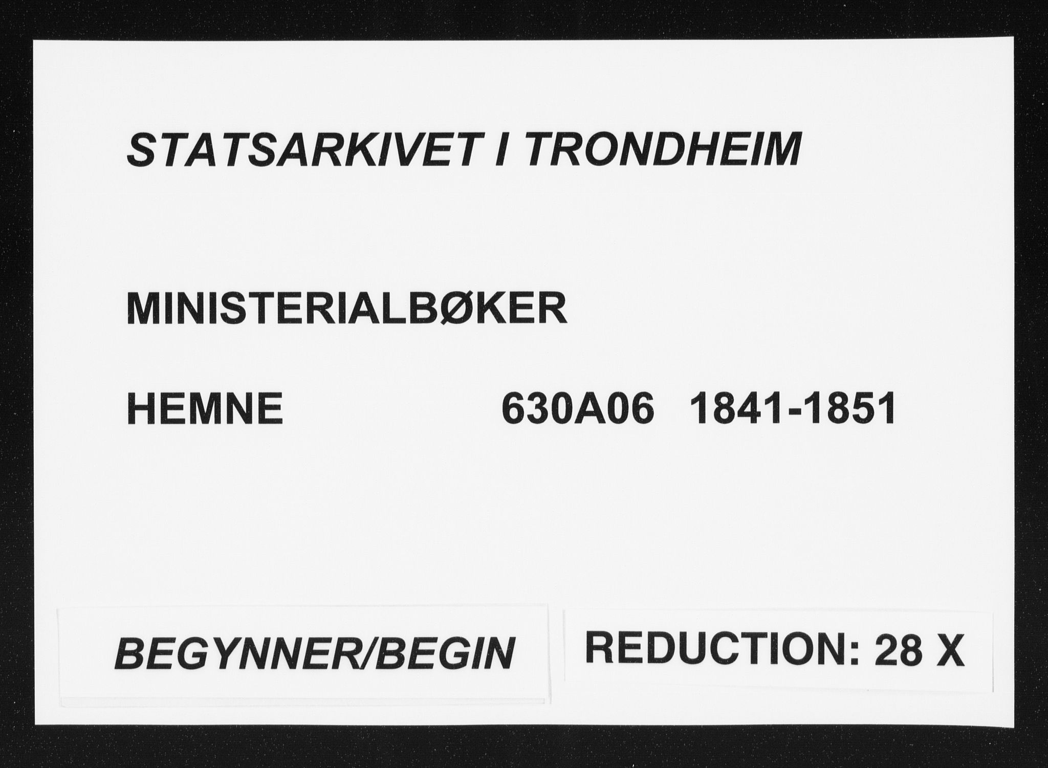 Ministerialprotokoller, klokkerbøker og fødselsregistre - Sør-Trøndelag, SAT/A-1456/630/L0493: Parish register (official) no. 630A06, 1841-1851