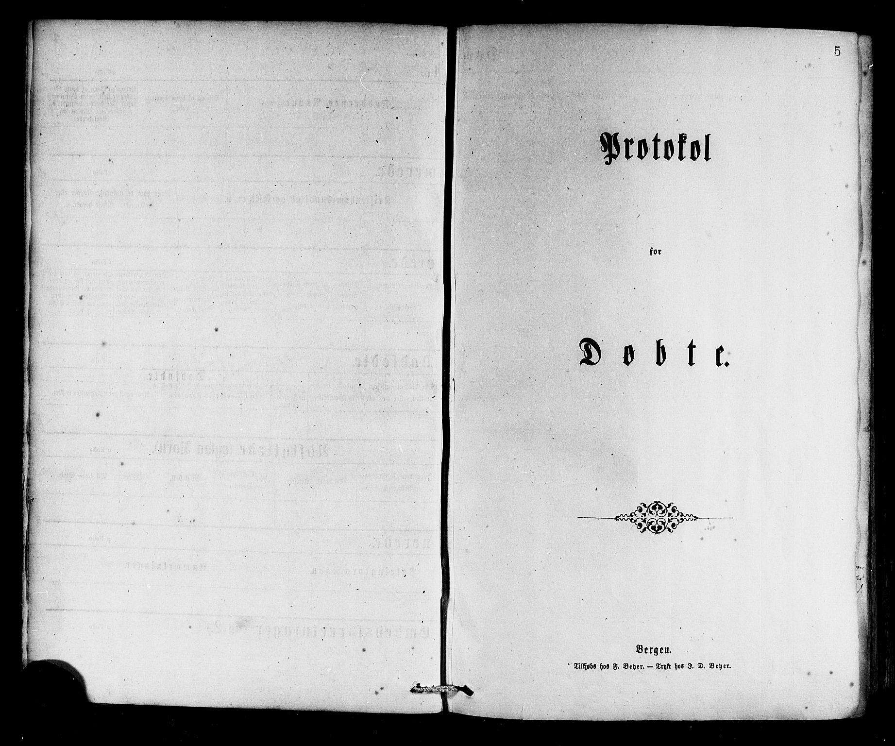 Selje sokneprestembete, SAB/A-99938/H/Ha/Haa/Haaa: Parish register (official) no. A 12, 1870-1880, p. 5