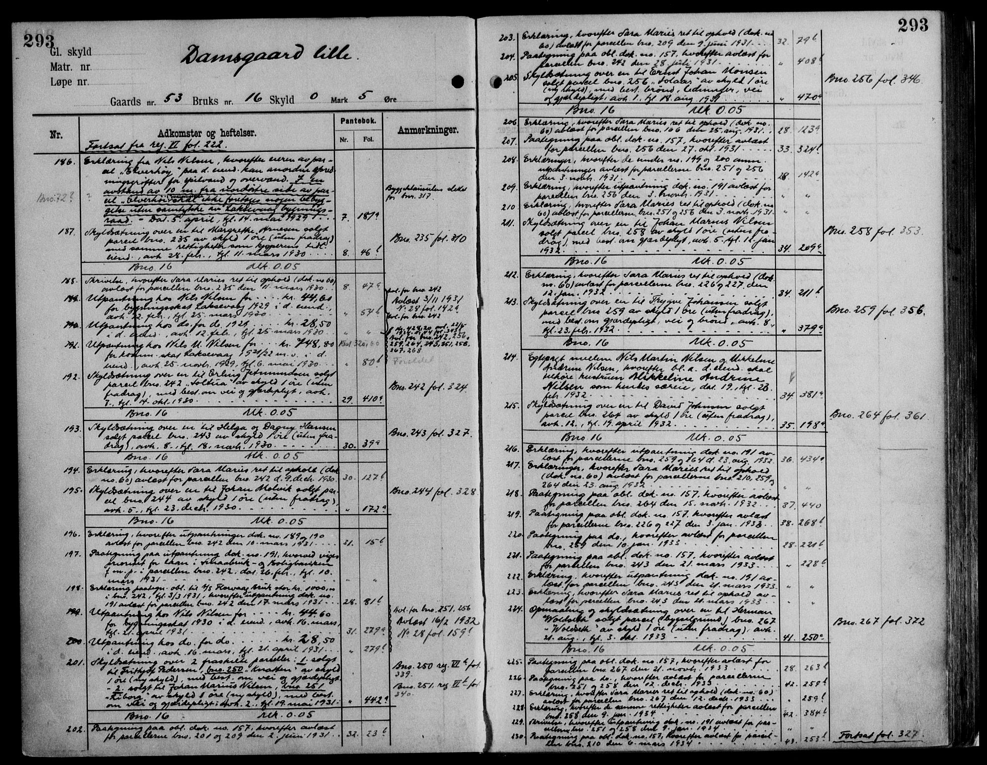 Midhordland sorenskriveri, AV/SAB-A-3001/1/G/Ga/Gab/L0116: Mortgage register no. II.A.b.116, p. 293