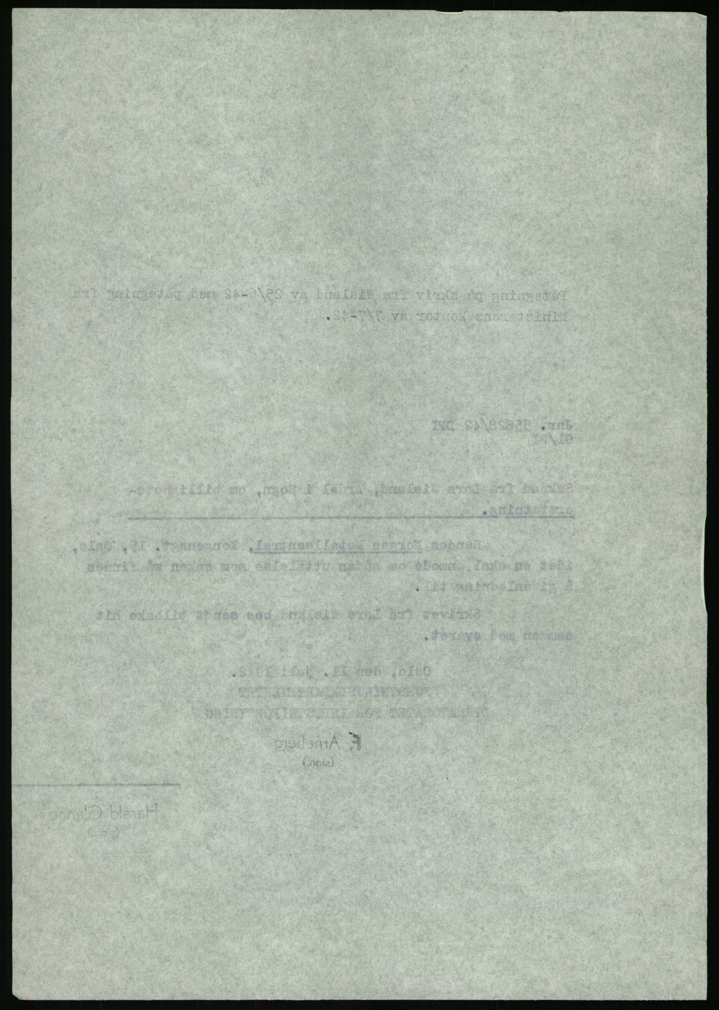 Direktoratet for industriforsyning, Sekretariatet, AV/RA-S-4153/D/Df/L0054: 9. Metallkontoret, 1940-1945, p. 1758