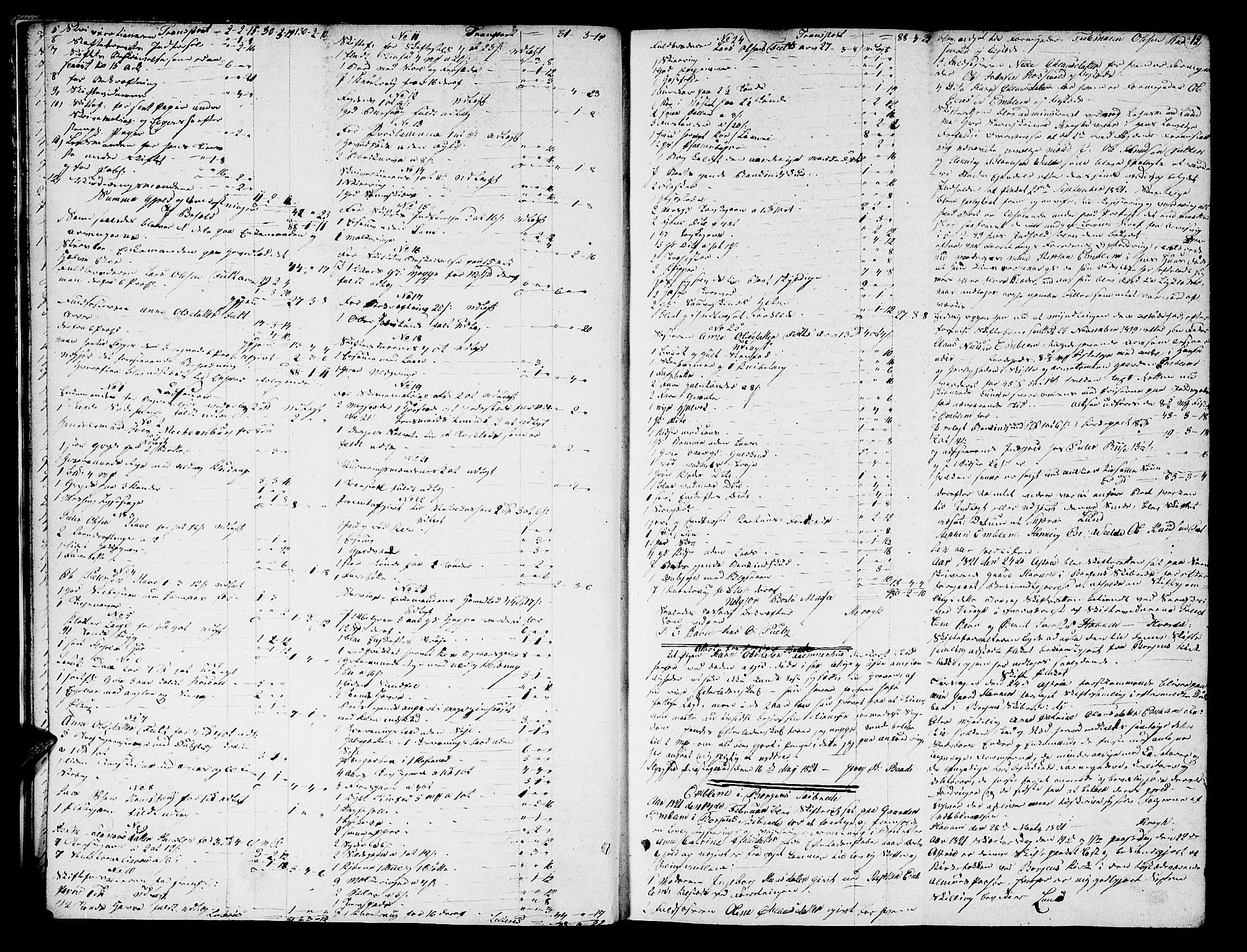Nordre Sunnmøre sorenskriveri, AV/SAT-A-0006/1/3/3A/L0013: Skifteprotokoll 7, 1821-1824, p. 11b-12a