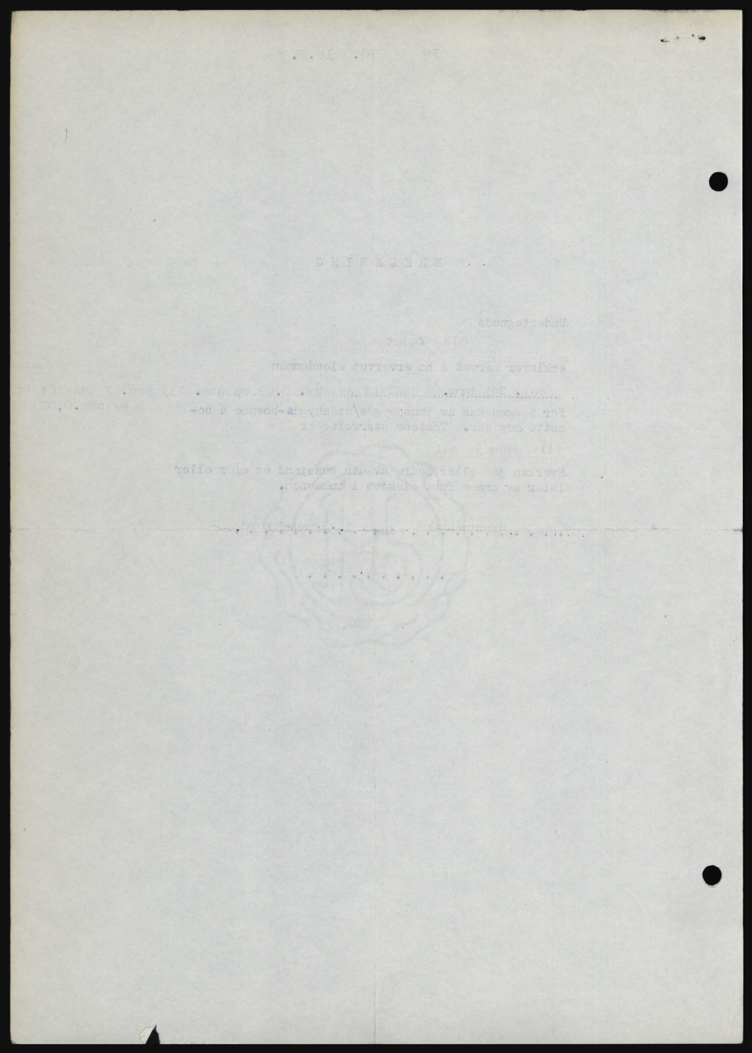 Nord-Hedmark sorenskriveri, SAH/TING-012/H/Hc/L0033: Mortgage book no. 33, 1970-1970, Diary no: : 819/1970