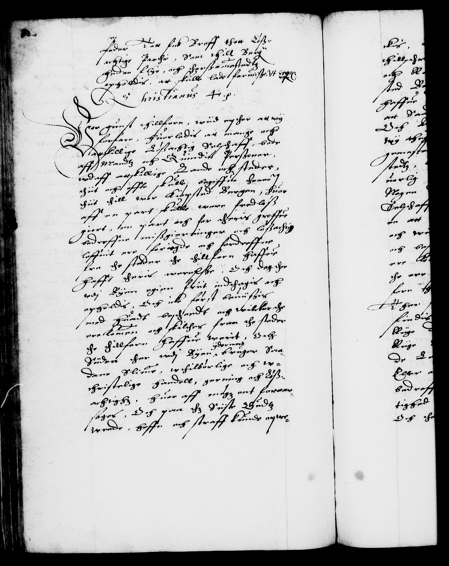 Danske Kanselli 1572-1799, AV/RA-EA-3023/F/Fc/Fca/Fcab/L0002: Norske tegnelser (mikrofilm), 1588-1596, p. 263b