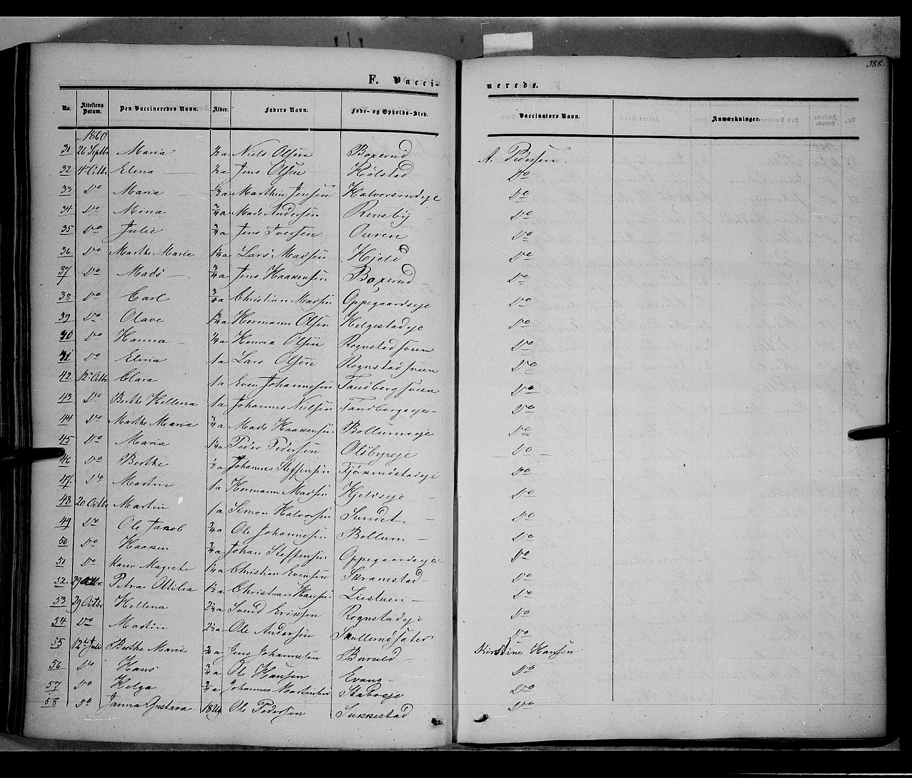 Østre Toten prestekontor, AV/SAH-PREST-104/H/Ha/Haa/L0004: Parish register (official) no. 4, 1857-1865, p. 388