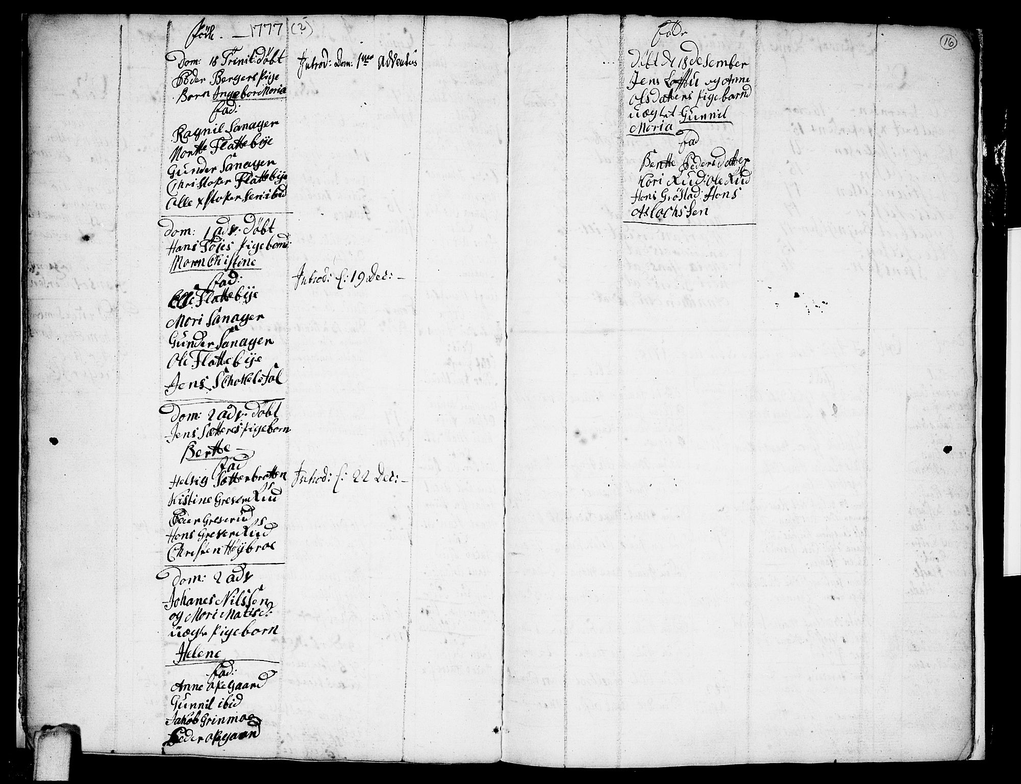 Nesodden prestekontor Kirkebøker, SAO/A-10013/F/Fa/L0003: Parish register (official) no. I 3, 1769-1780, p. 16