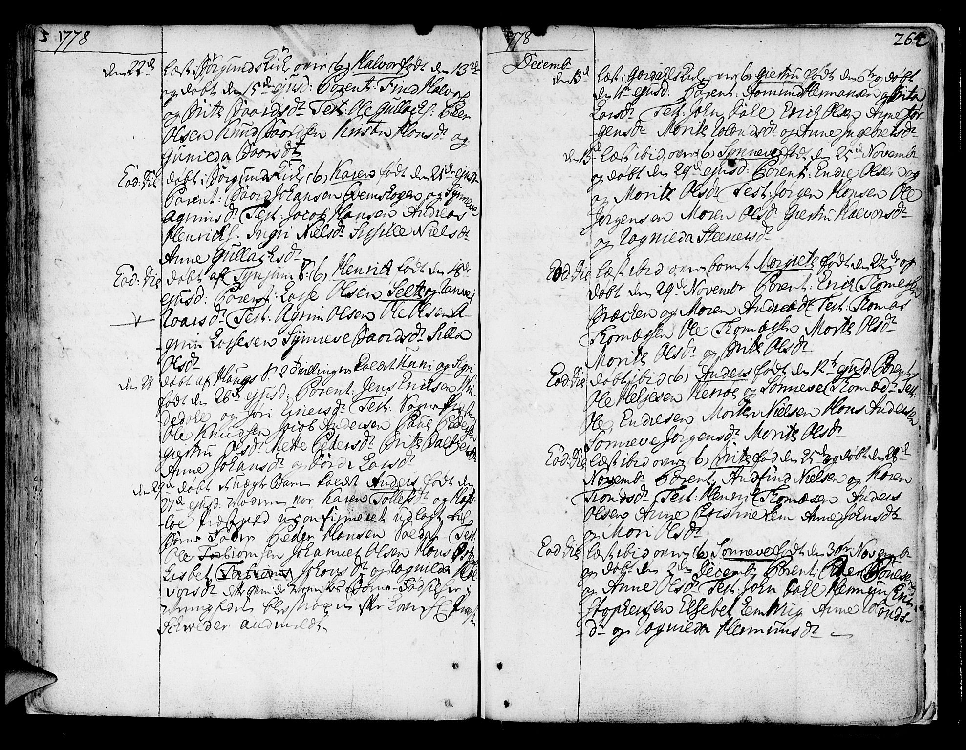 Lærdal sokneprestembete, AV/SAB-A-81201: Parish register (official) no. A 2, 1752-1782, p. 264