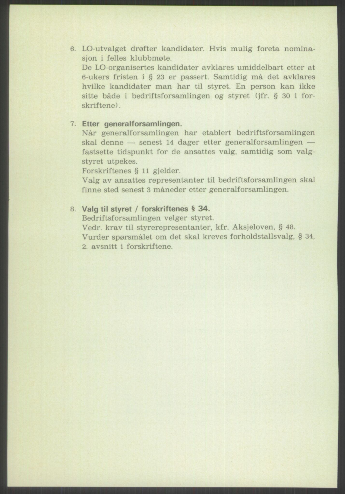 Nygaard, Kristen, AV/RA-PA-1398/F/Fi/L0019: Fagbevegelse, demokrati, Jern- og Metallprosjektet, 1970-2002, p. 60