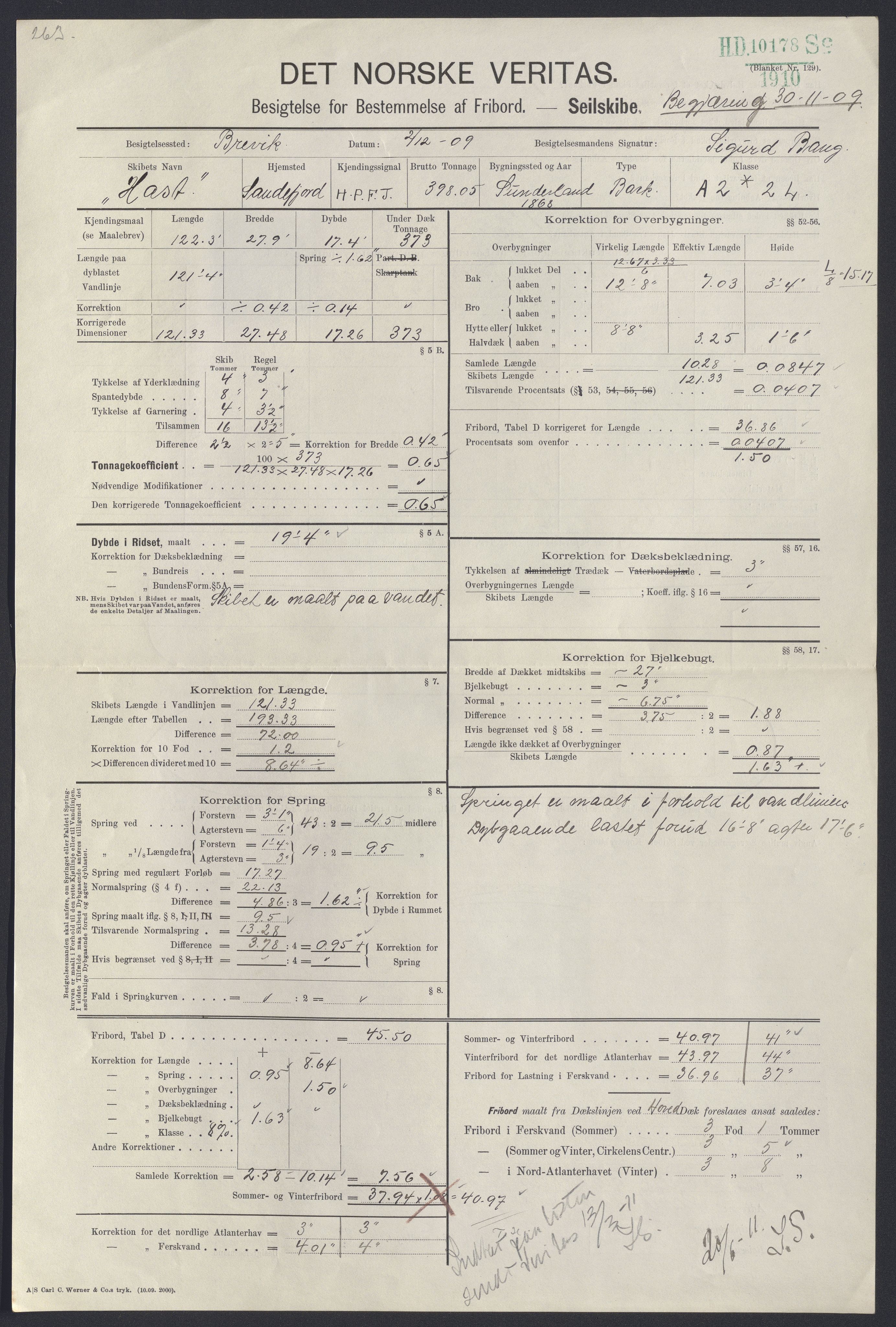 Sjøfartsdirektoratet med forløpere, skipsmapper slettede skip, AV/RA-S-4998/F/Fa/L0466: --, 1868-1926, p. 16