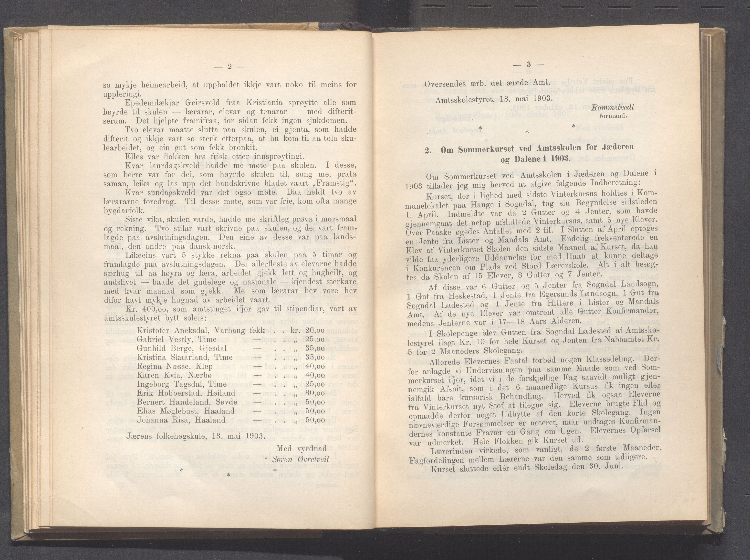 Rogaland fylkeskommune - Fylkesrådmannen , IKAR/A-900/A, 1904, p. 43