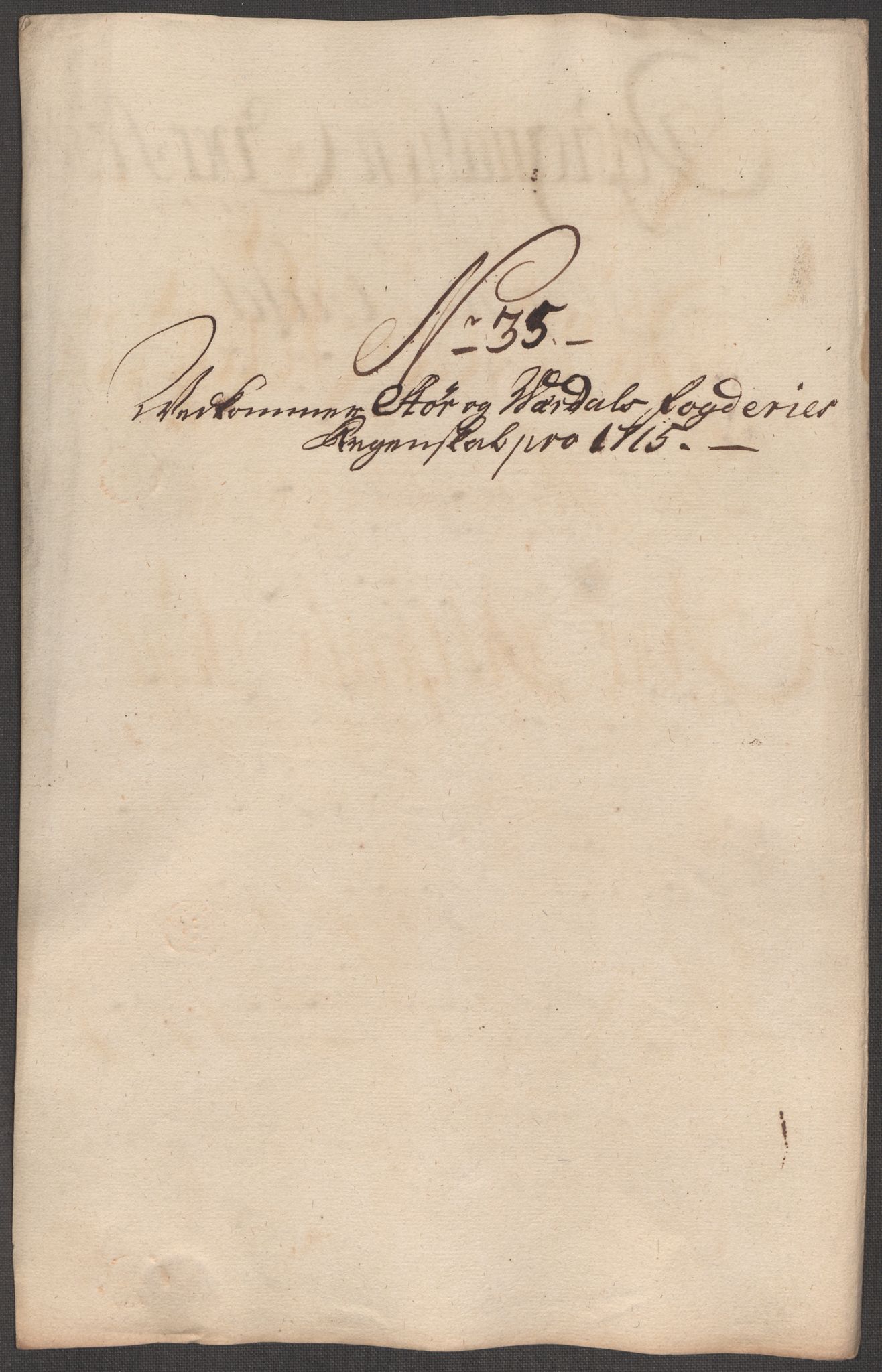 Rentekammeret inntil 1814, Reviderte regnskaper, Fogderegnskap, RA/EA-4092/R62/L4205: Fogderegnskap Stjørdal og Verdal, 1715, p. 266