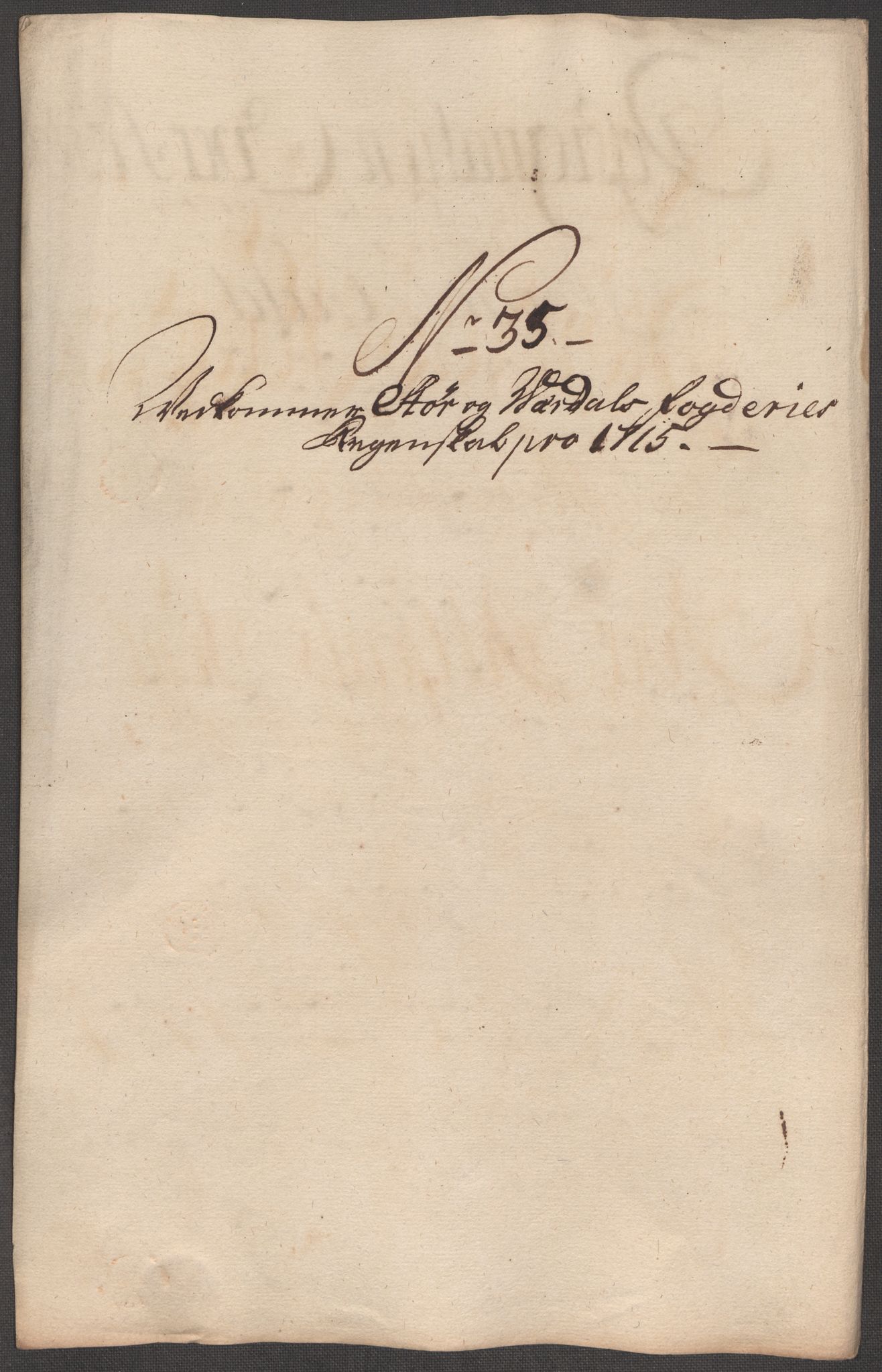 Rentekammeret inntil 1814, Reviderte regnskaper, Fogderegnskap, AV/RA-EA-4092/R62/L4205: Fogderegnskap Stjørdal og Verdal, 1715, p. 266