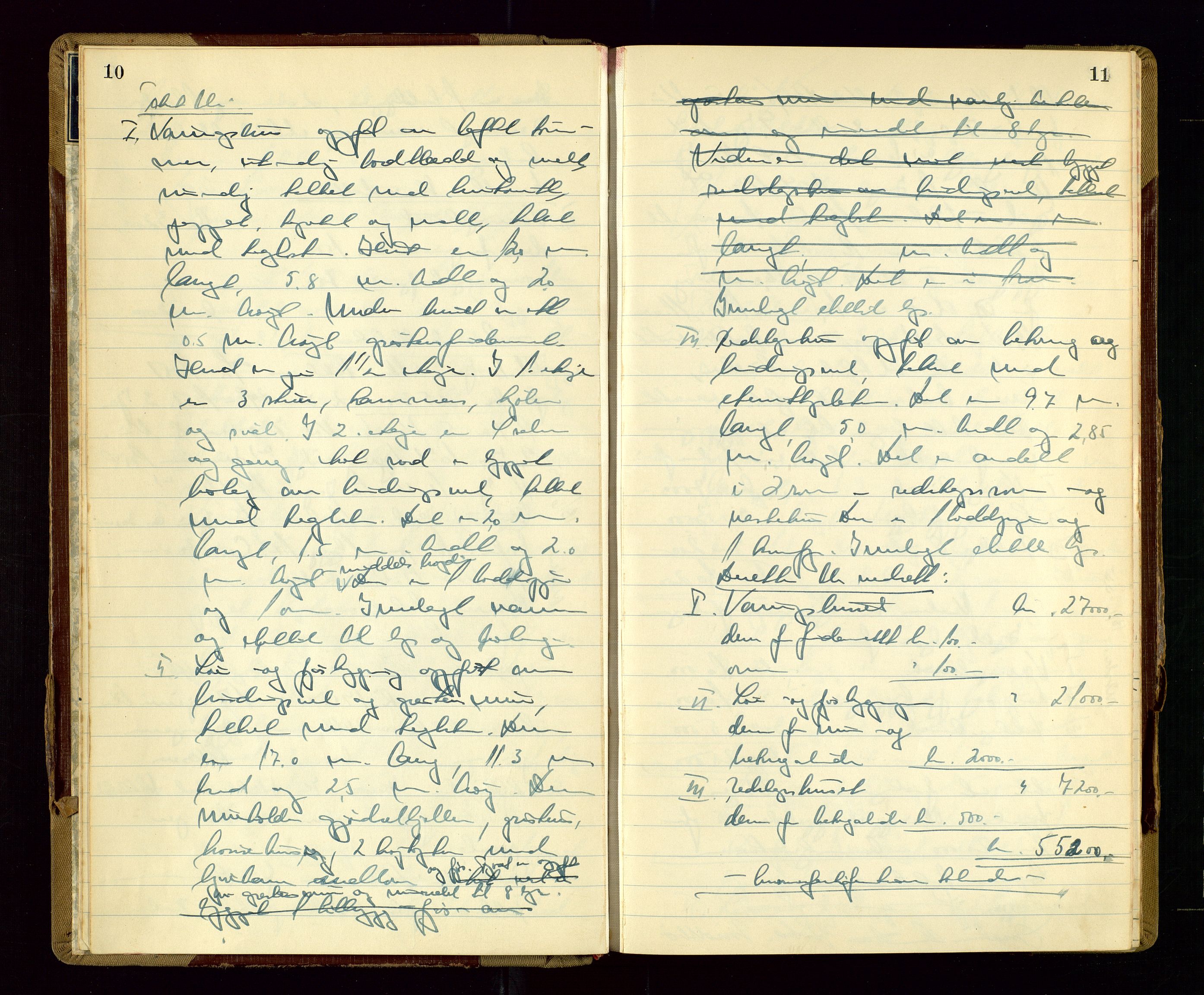 Avaldsnes lensmannskontor, AV/SAST-A-100286/Goa/L0009: "Branntakstprotokoll", 1955, p. 10-11