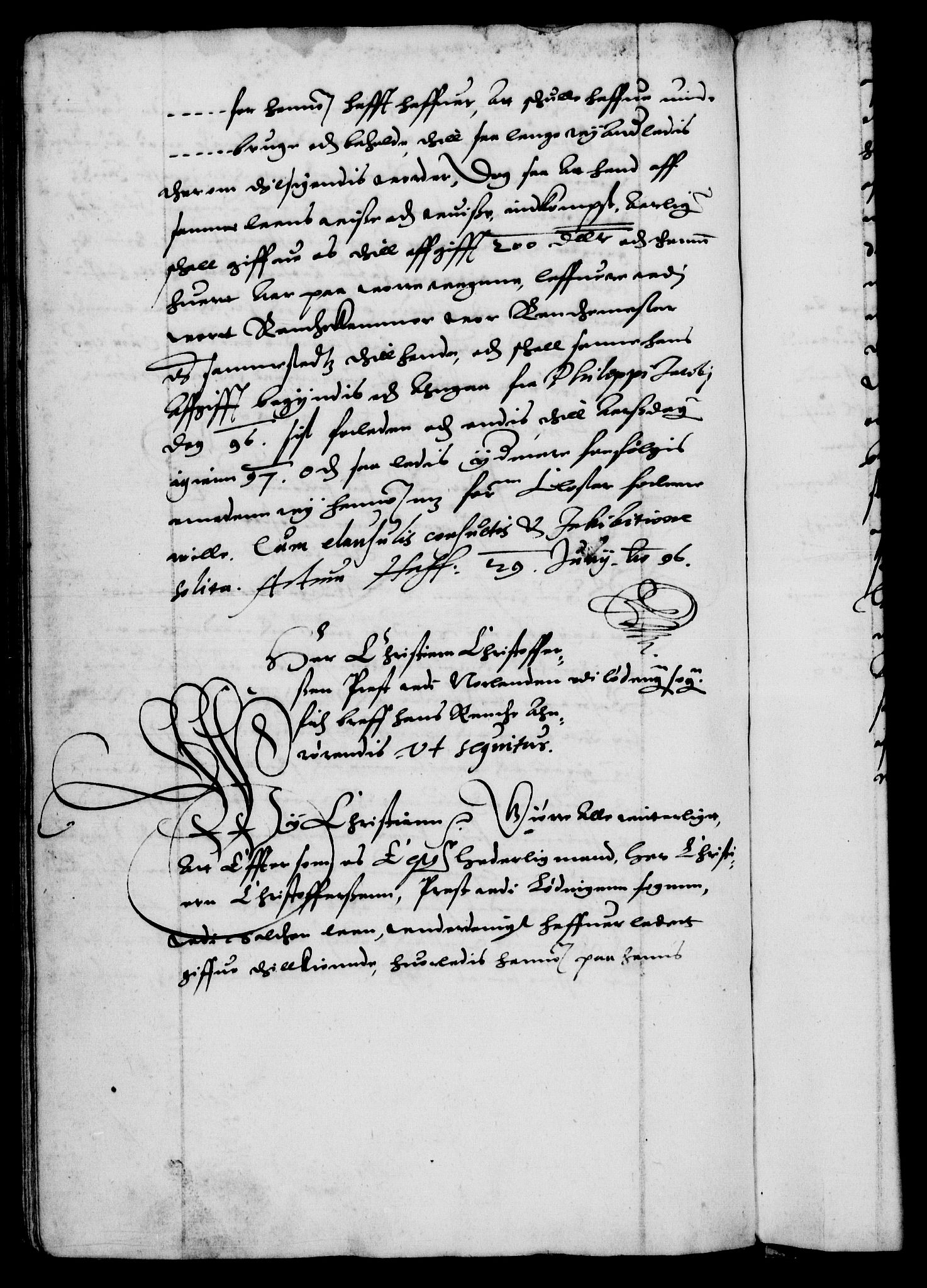 Danske Kanselli 1572-1799, AV/RA-EA-3023/F/Fc/Fca/Fcaa/L0002: Norske registre (mikrofilm), 1588-1596, p. 281b