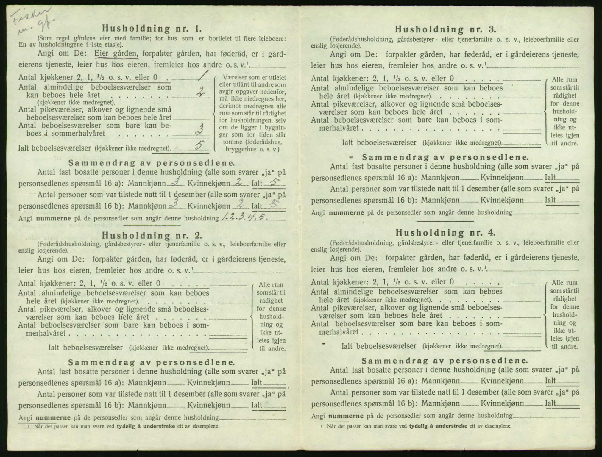 SAT, 1920 census for Frei, 1920, p. 26