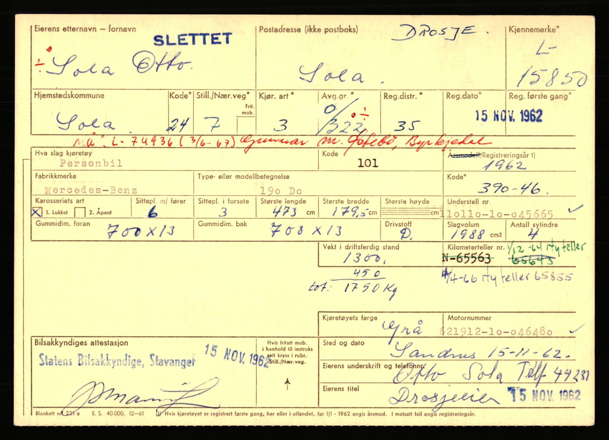 Stavanger trafikkstasjon, AV/SAST-A-101942/0/F/L0029: L-15700 - L-16299, 1930-1971, p. 575