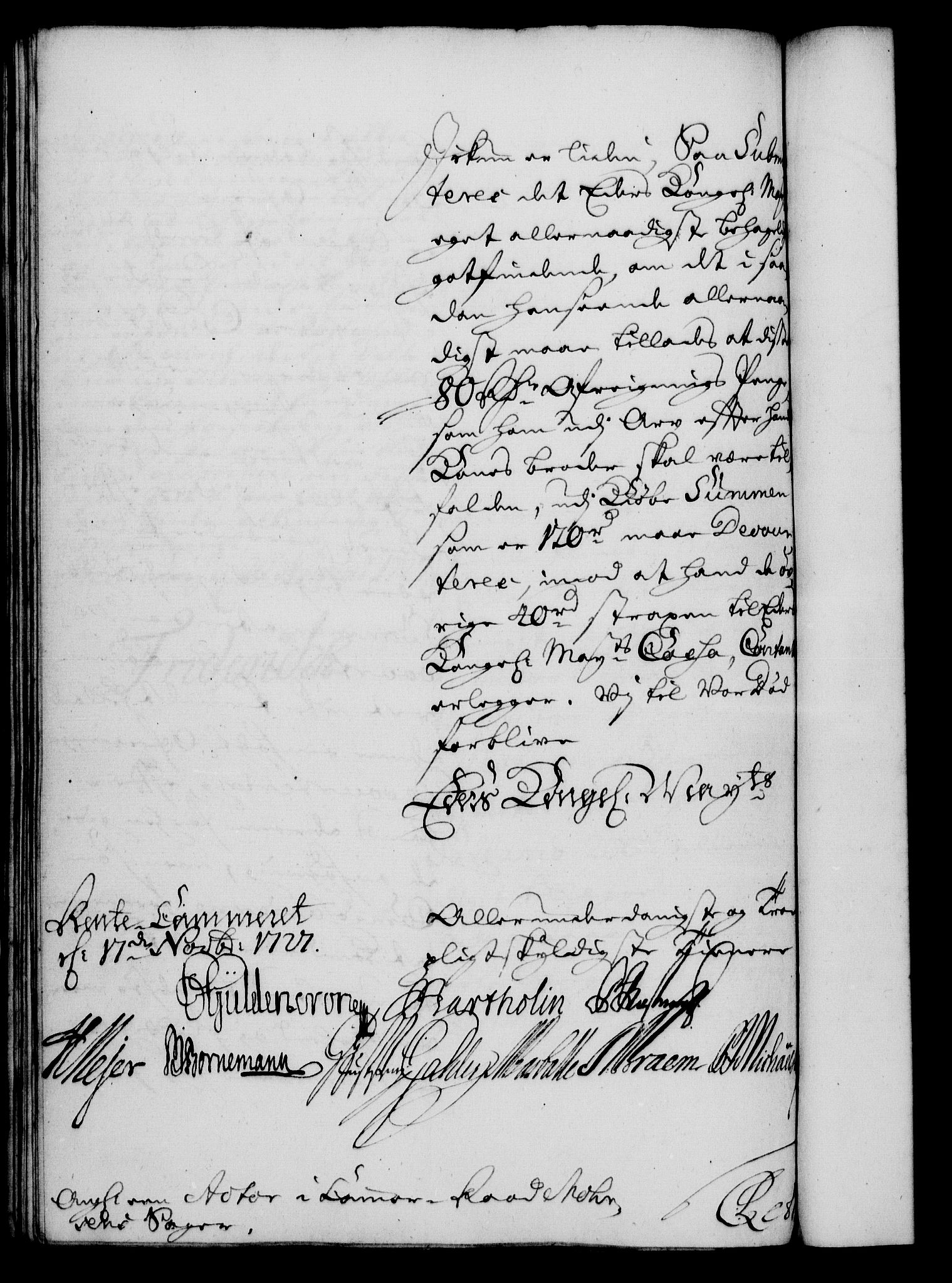Rentekammeret, Kammerkanselliet, RA/EA-3111/G/Gf/Gfa/L0010: Norsk relasjons- og resolusjonsprotokoll (merket RK 52.10), 1727, p. 1016