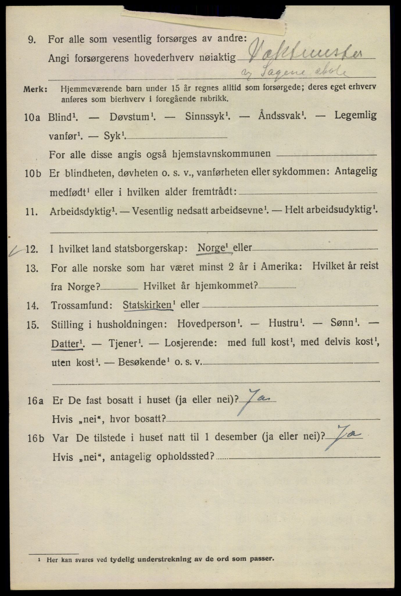 SAO, 1920 census for Kristiania, 1920, p. 155392