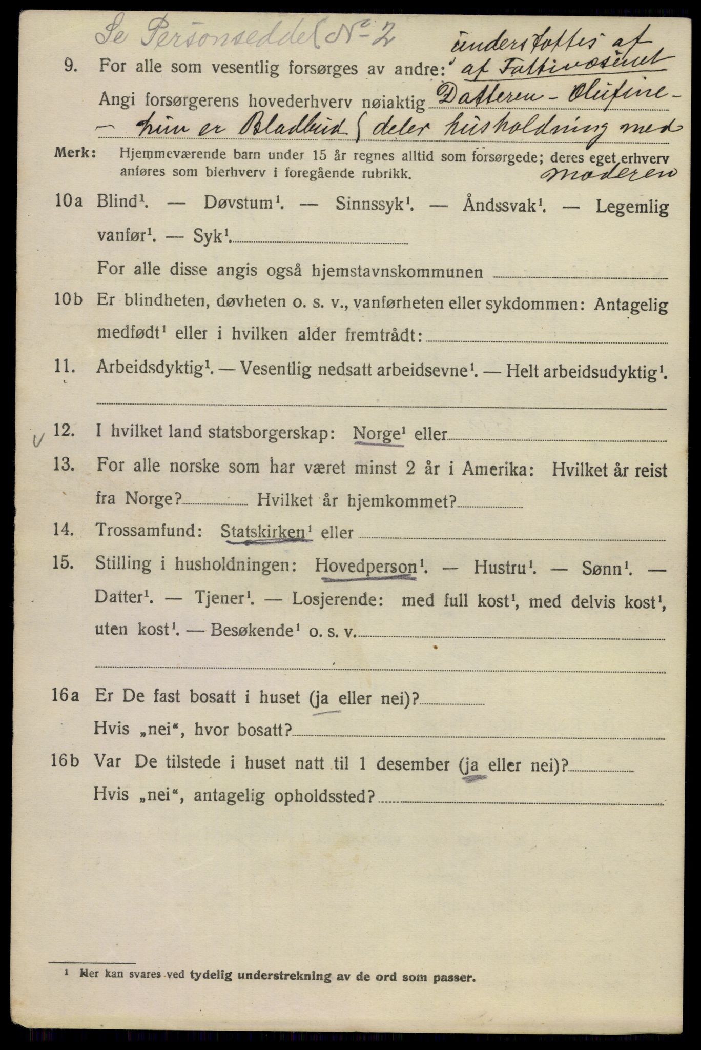 SAO, 1920 census for Kristiania, 1920, p. 462038