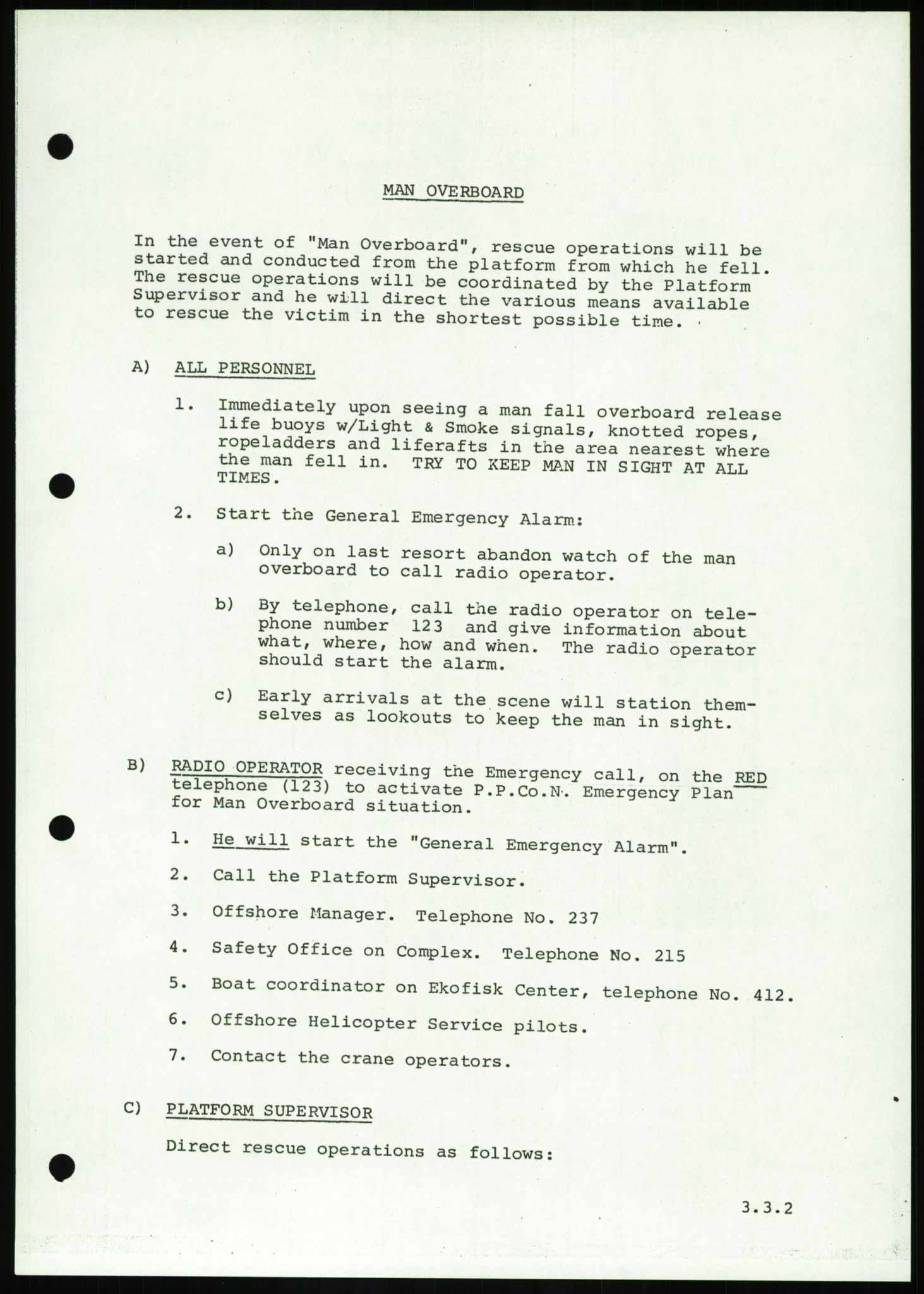 Justisdepartementet, Granskningskommisjonen ved Alexander Kielland-ulykken 27.3.1980, AV/RA-S-1165/D/L0016: O Beredskapsplaner (Doku.liste + O1-O3 av 3), 1980-1981, p. 112