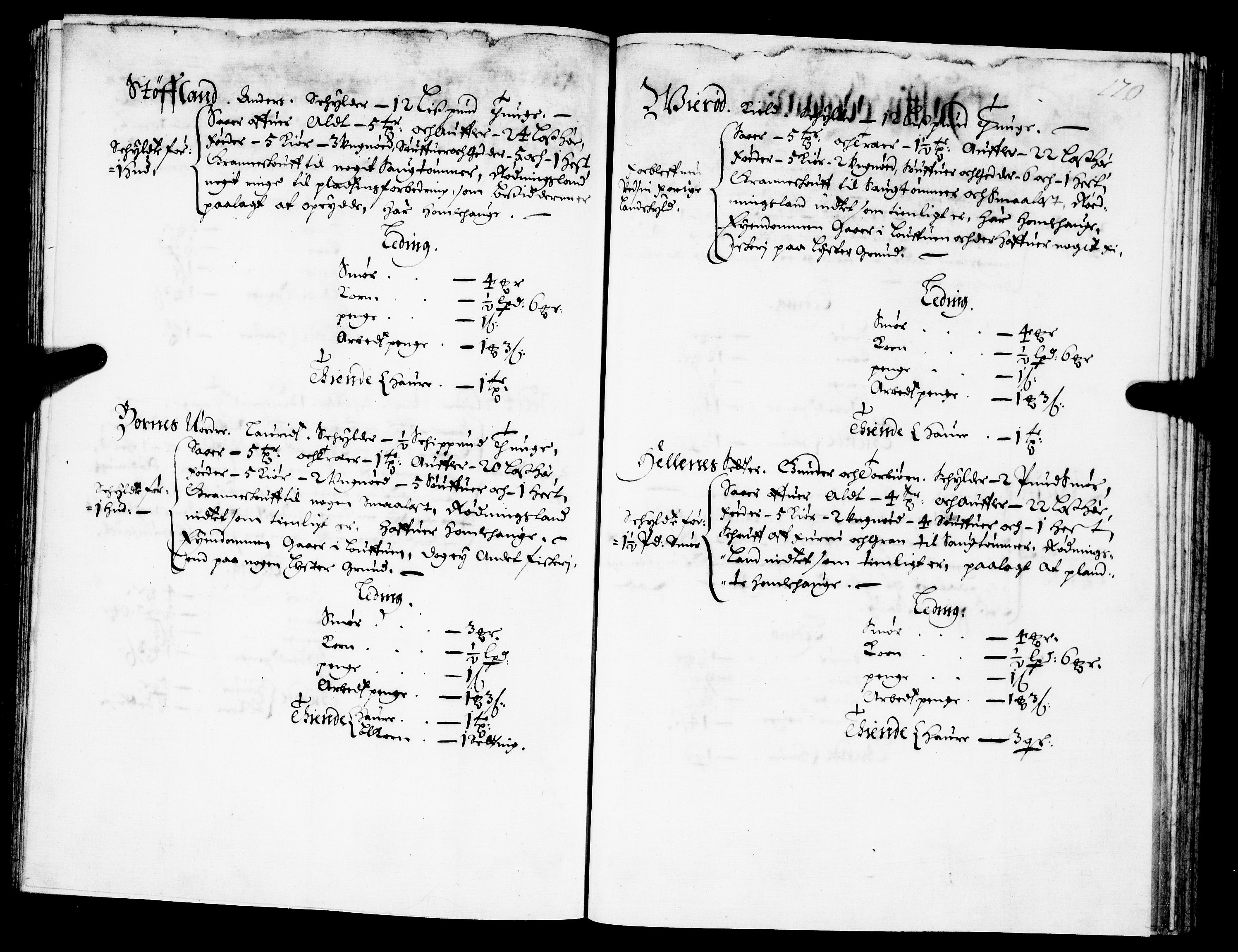 Rentekammeret inntil 1814, Realistisk ordnet avdeling, AV/RA-EA-4070/N/Nb/Nba/L0021: Brunla len, 1667, p. 119b-120a