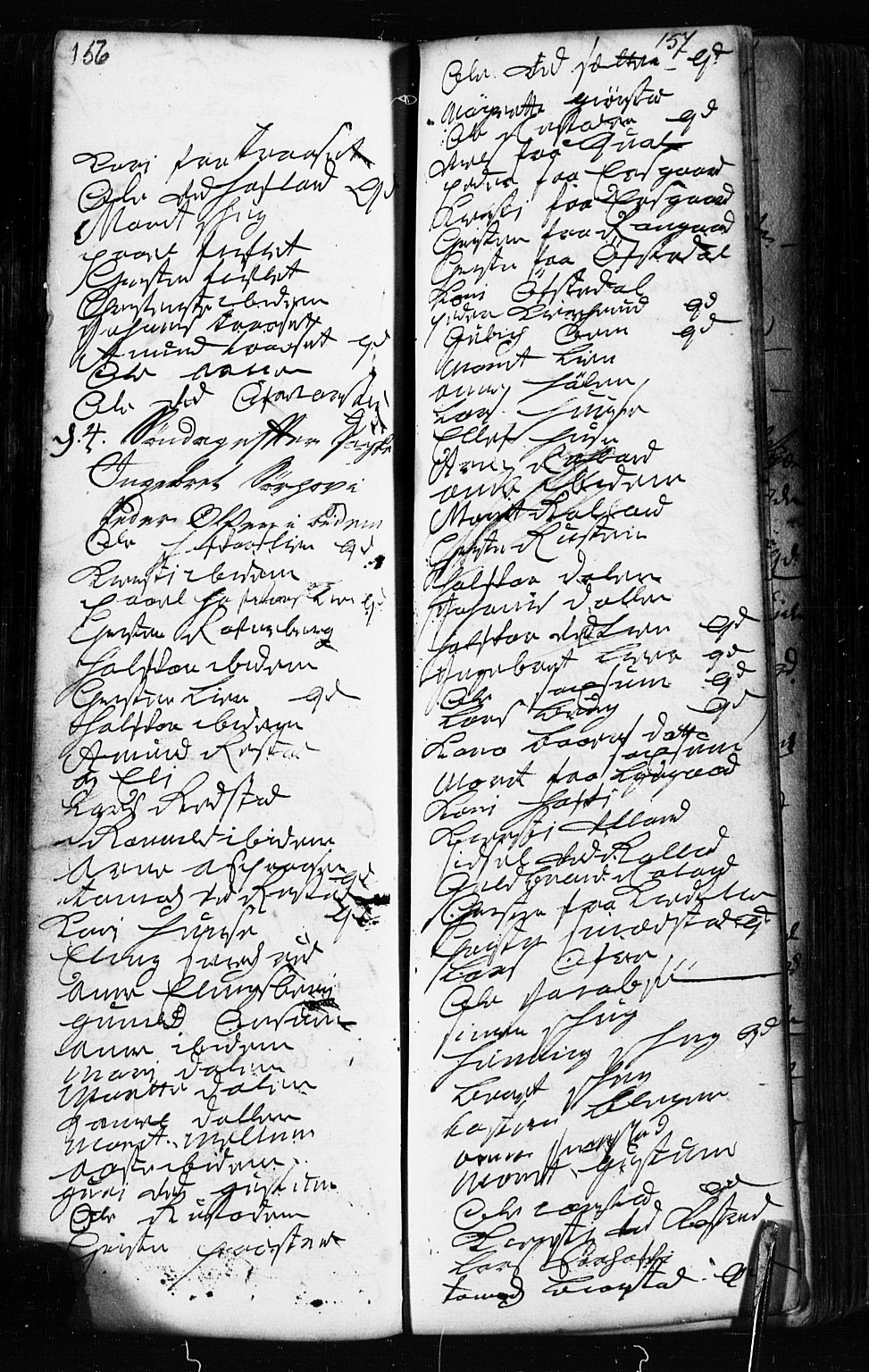 Fåberg prestekontor, AV/SAH-PREST-086/H/Ha/Hab/L0002: Parish register (copy) no. 2, 1741-1756, p. 156-157