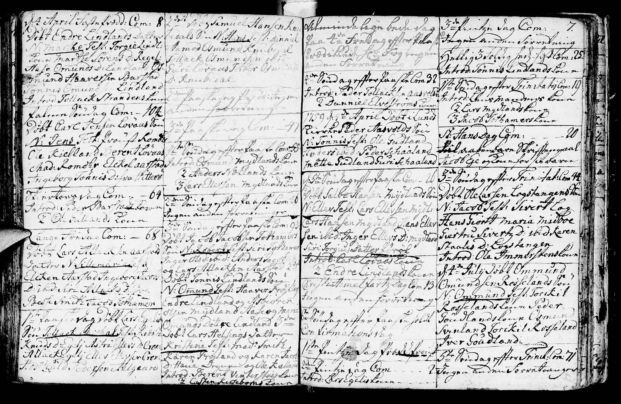 Sokndal sokneprestkontor, AV/SAST-A-101808: Parish register (official) no. A 3, 1740-1806