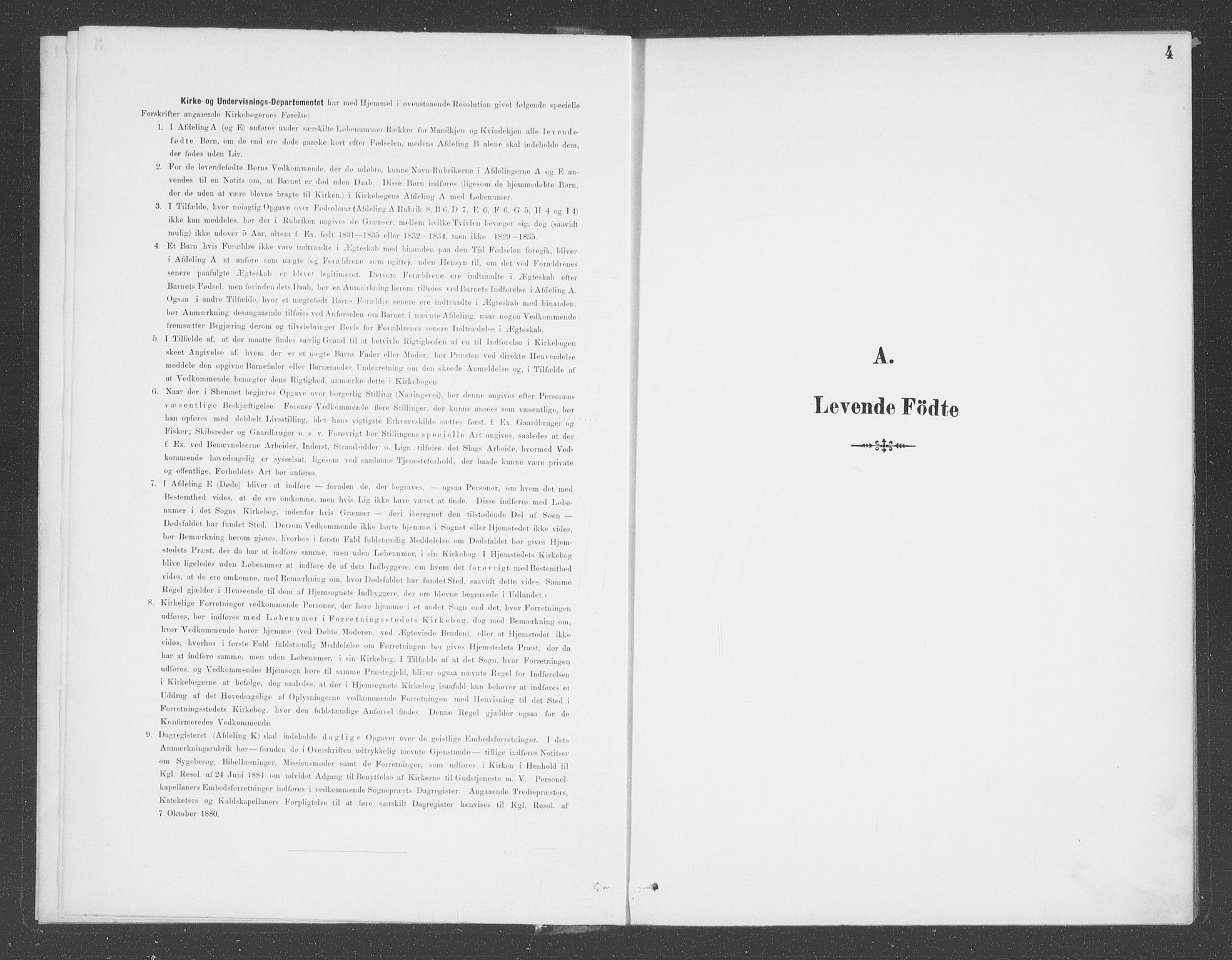 Balestrand sokneprestembete, SAB/A-79601/H/Haa/Haae/L0001: Parish register (official) no. E  1, 1889-1909, p. 4