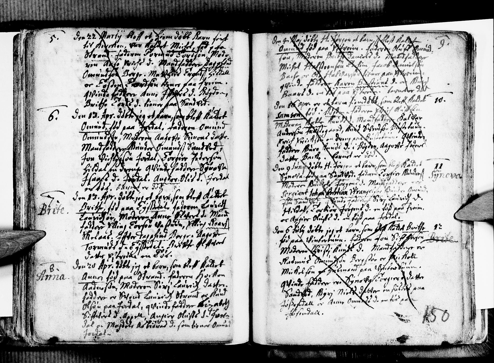 Ullensvang sokneprestembete, SAB/A-78701/H/Haa: Parish register (official) no. A 1 /3, 1676-1719, p. 150