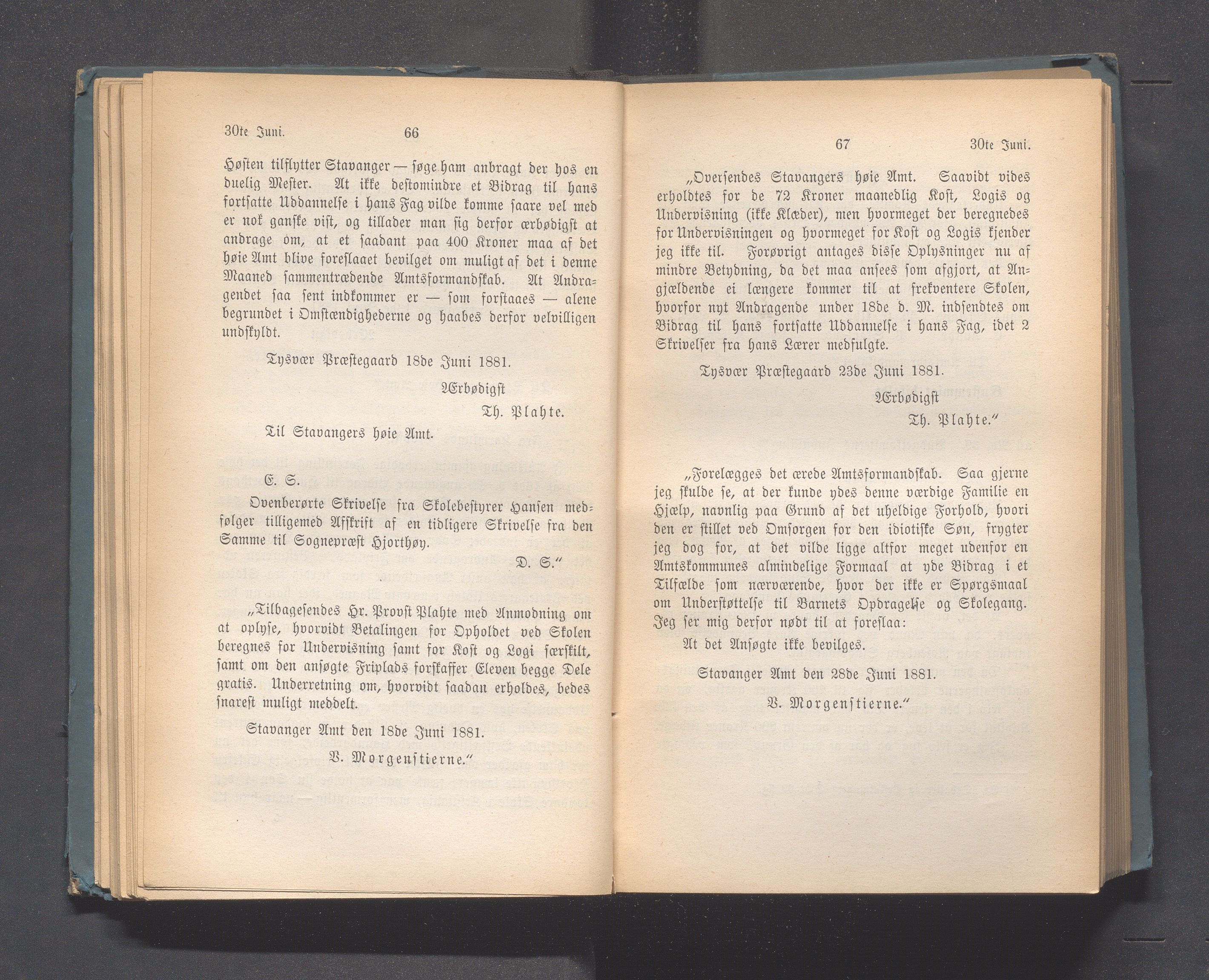 Rogaland fylkeskommune - Fylkesrådmannen , IKAR/A-900/A, 1881, p. 39