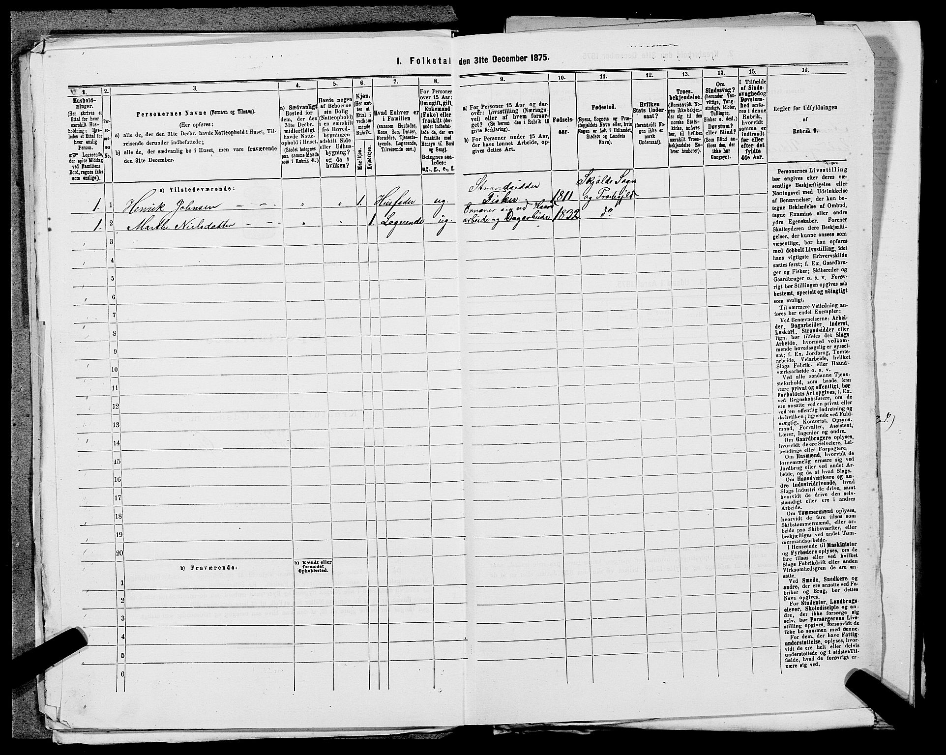 SAST, 1875 census for 1154P Skjold, 1875, p. 616