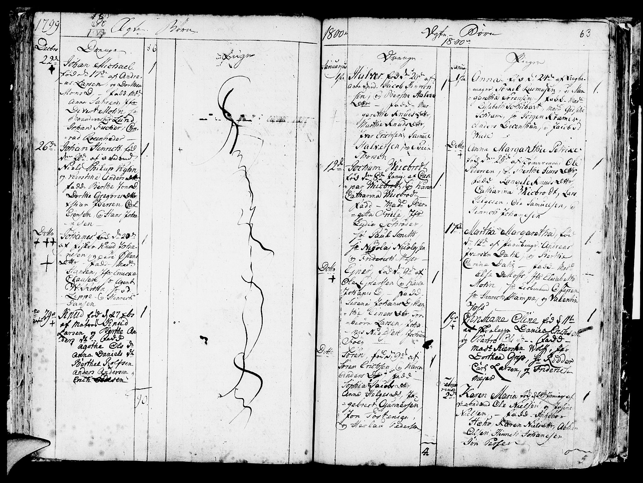 Korskirken sokneprestembete, SAB/A-76101/H/Haa/L0006: Parish register (official) no. A 6, 1790-1820, p. 63