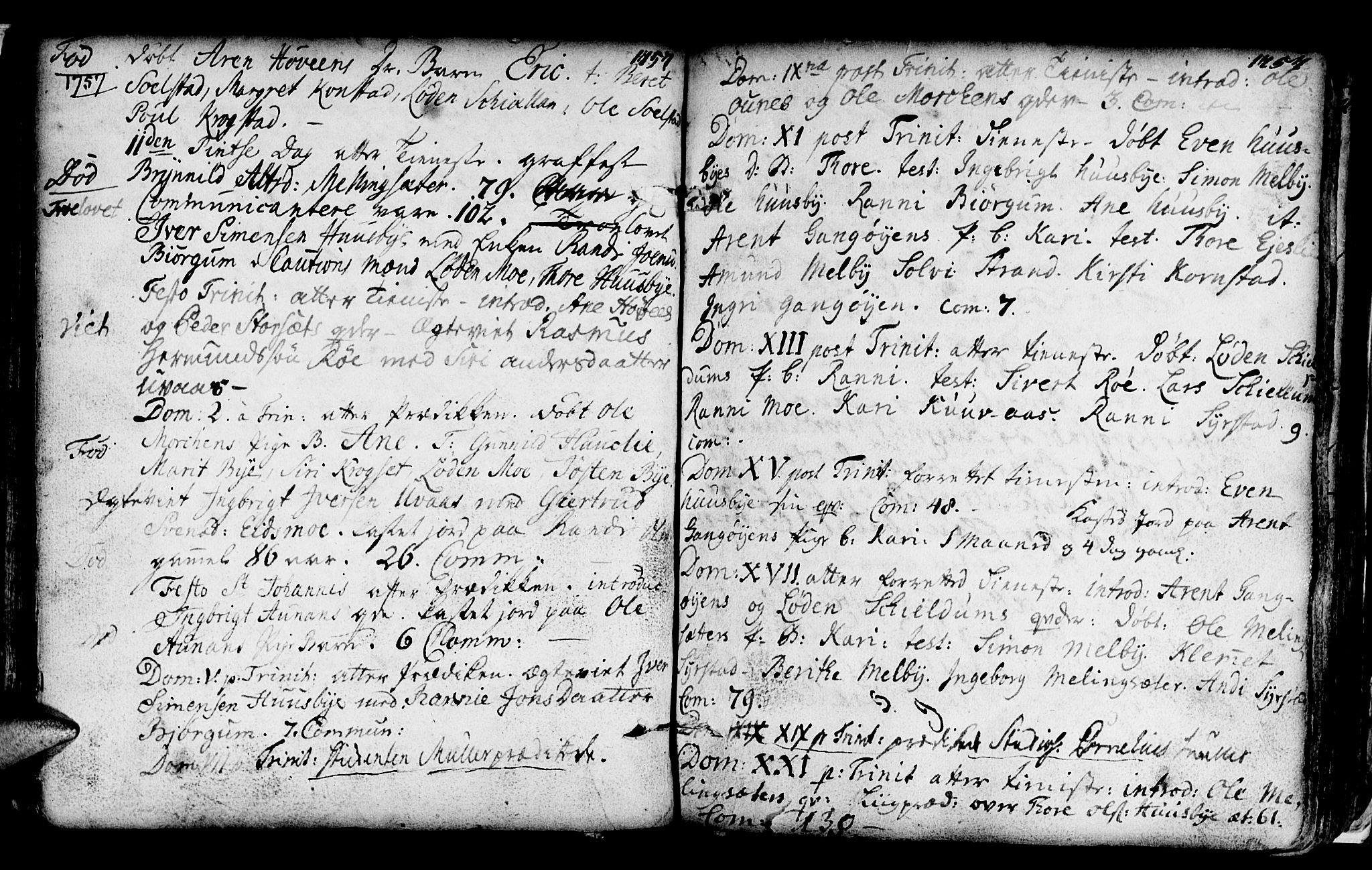 Ministerialprotokoller, klokkerbøker og fødselsregistre - Sør-Trøndelag, AV/SAT-A-1456/667/L0793: Parish register (official) no. 667A01, 1742-1790