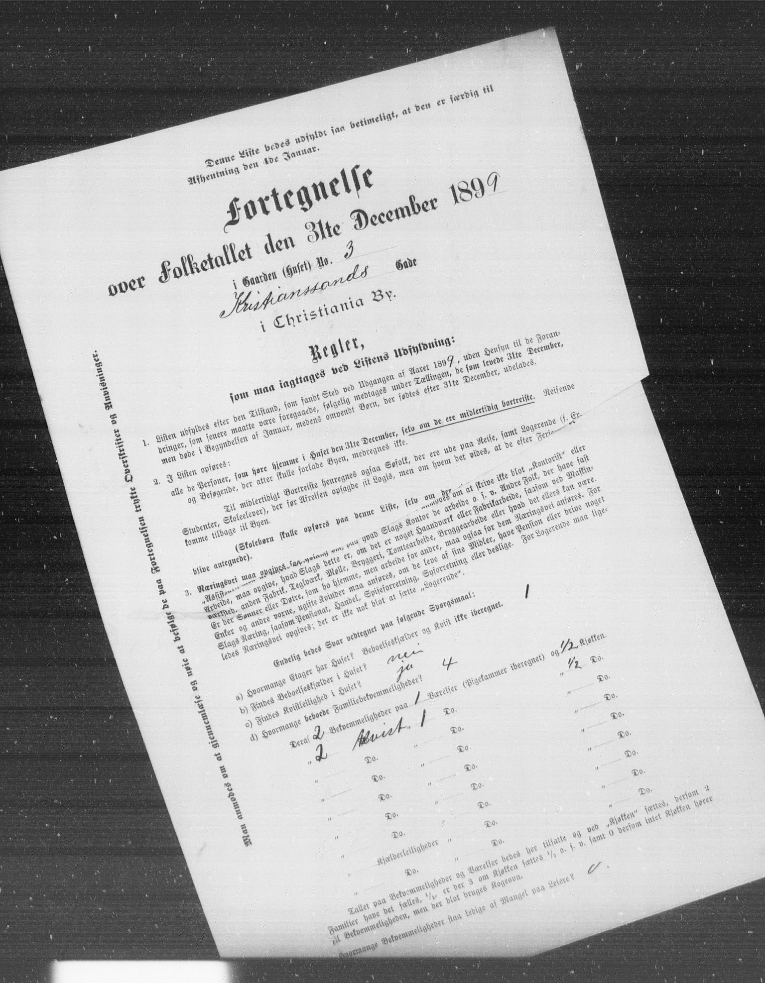 OBA, Municipal Census 1899 for Kristiania, 1899, p. 7075