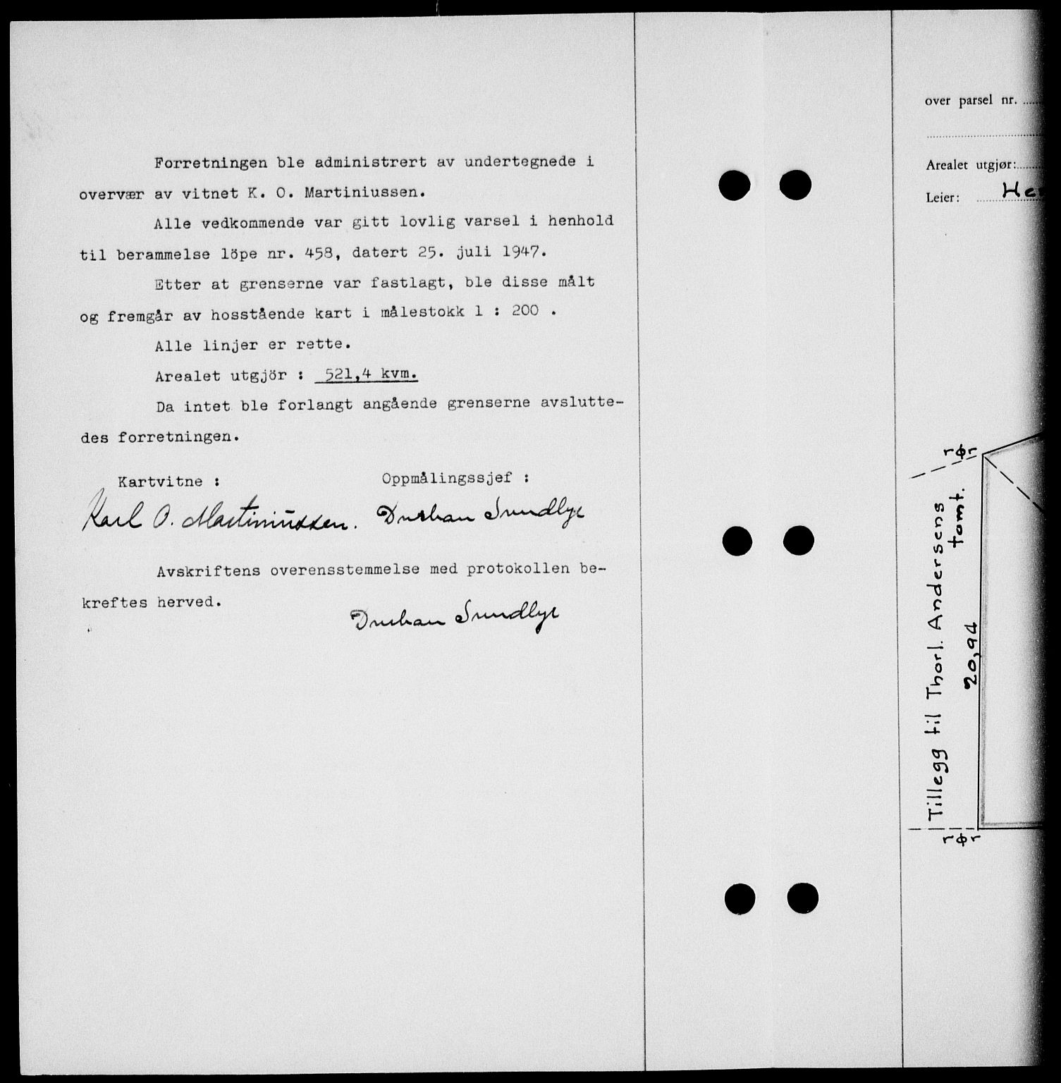 Onsøy sorenskriveri, SAO/A-10474/G/Ga/Gab/L0021: Mortgage book no. II A-21, 1947-1947, Diary no: : 2545/1947