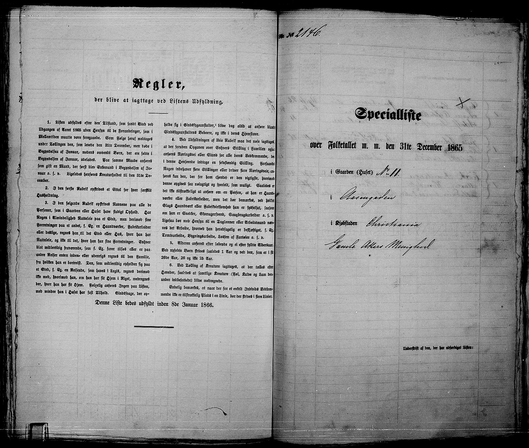 RA, 1865 census for Kristiania, 1865, p. 4788