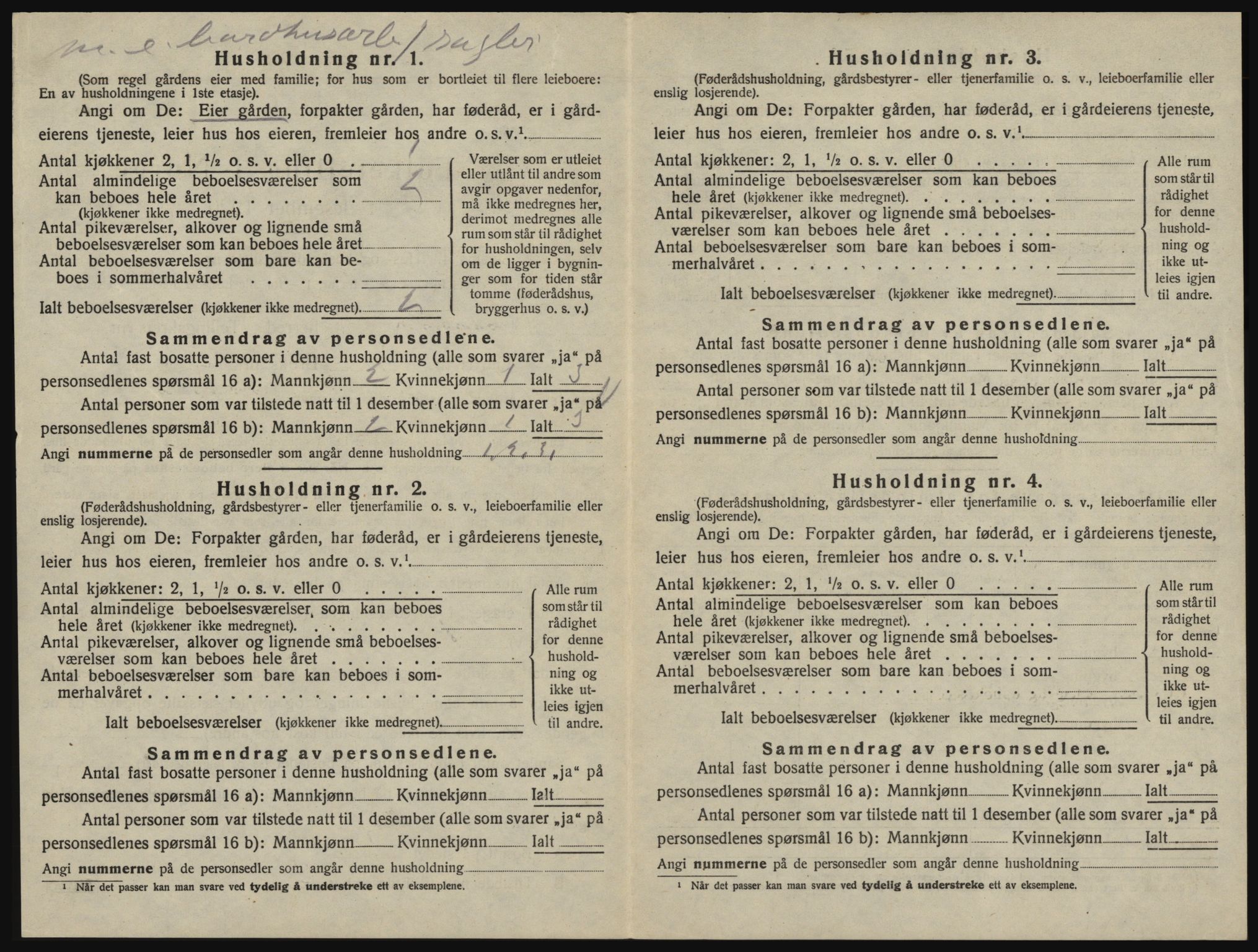 SAO, 1920 census for Glemmen, 1920, p. 2066