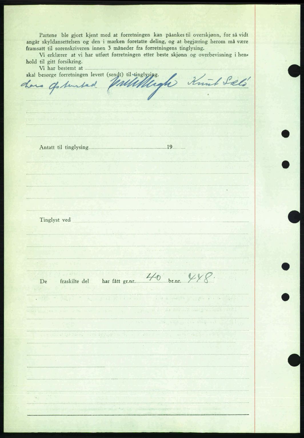 Aker herredsskriveri, AV/SAO-A-10896/G/Gb/Gbb/Gbbb/L0036: Mortgage book no. A82, 1946-1947, Diary no: : 5153/1946