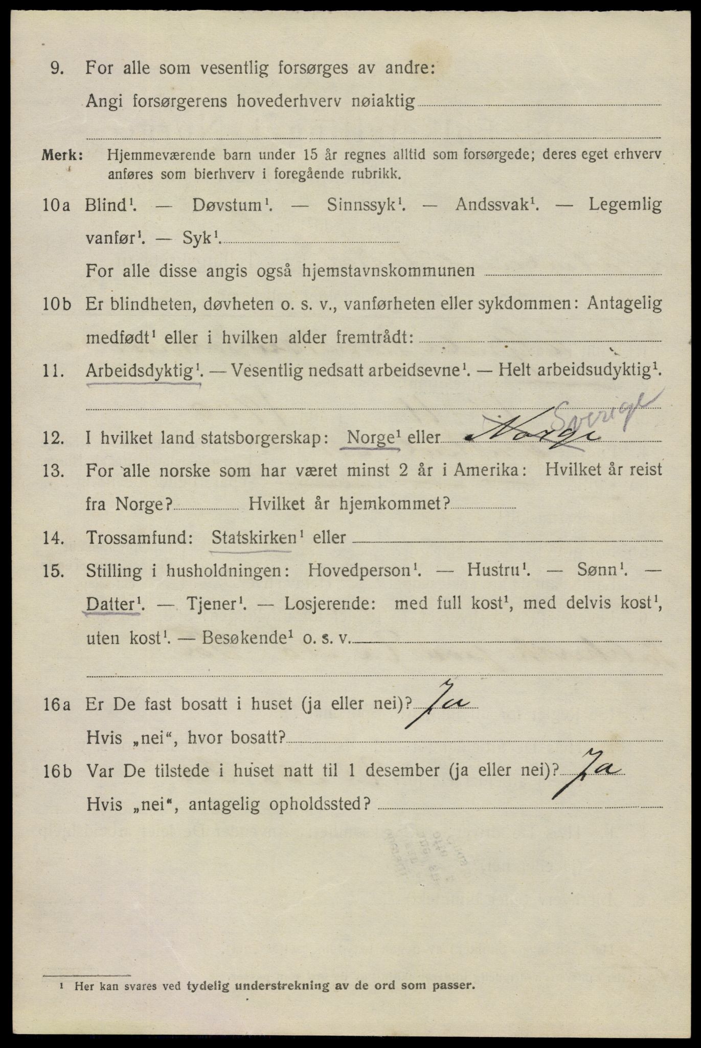 SAO, 1920 census for Fredrikstad, 1920, p. 13874