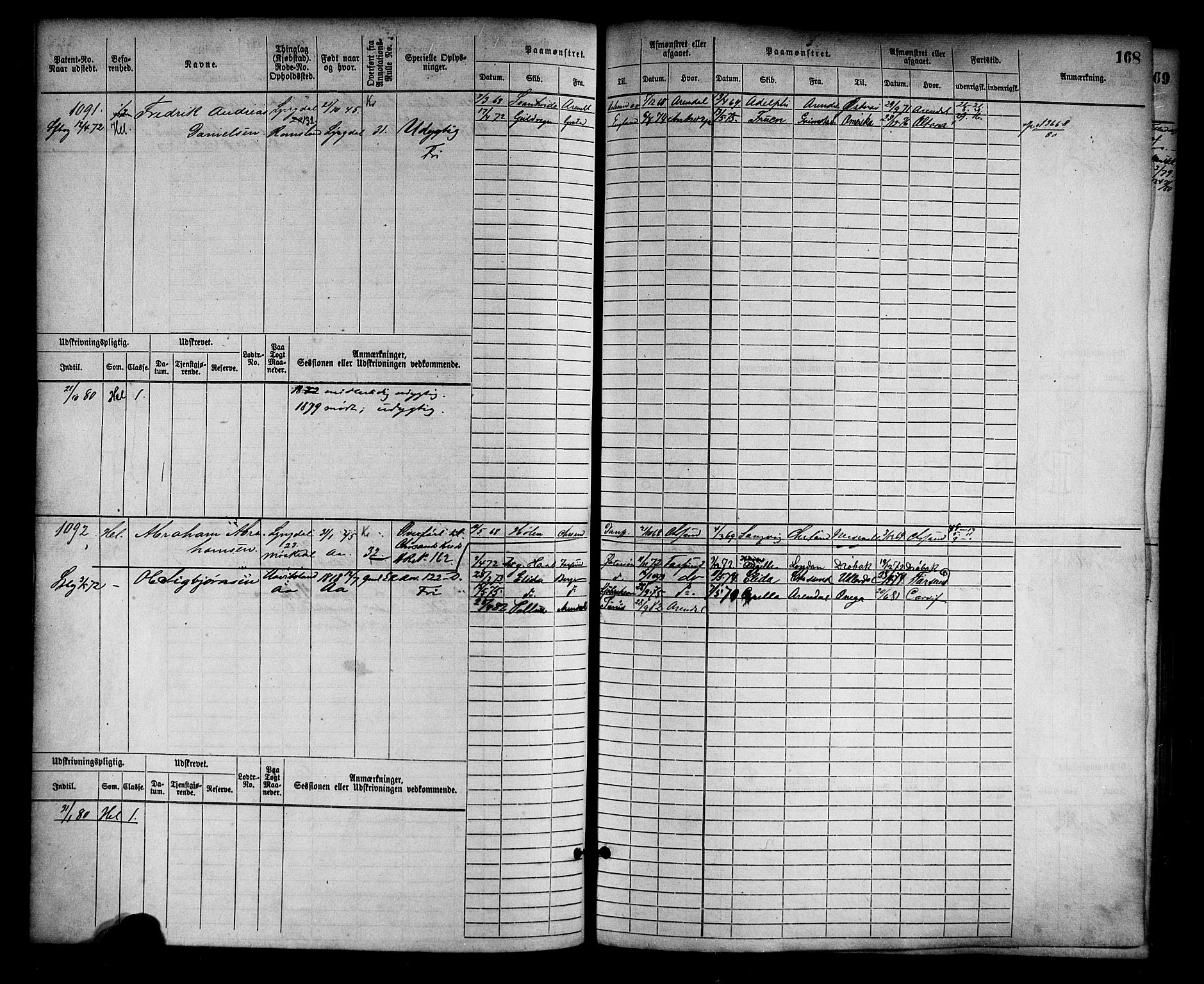 Farsund mønstringskrets, AV/SAK-2031-0017/F/Fb/L0002: Hovedrulle nr 759-1508, M-5, 1868-1900, p. 170