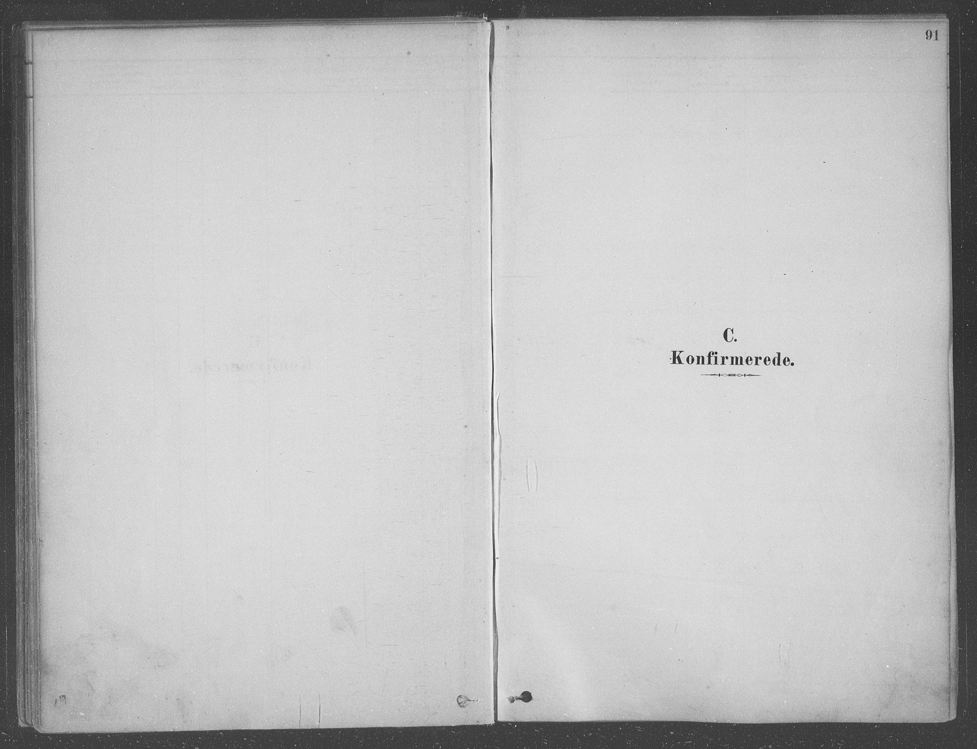 Fusa sokneprestembete, SAB/A-75401/H/Haa: Parish register (official) no. B 1, 1880-1938, p. 91